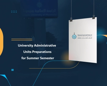 University Administrative Units Preparations for Summer Semester