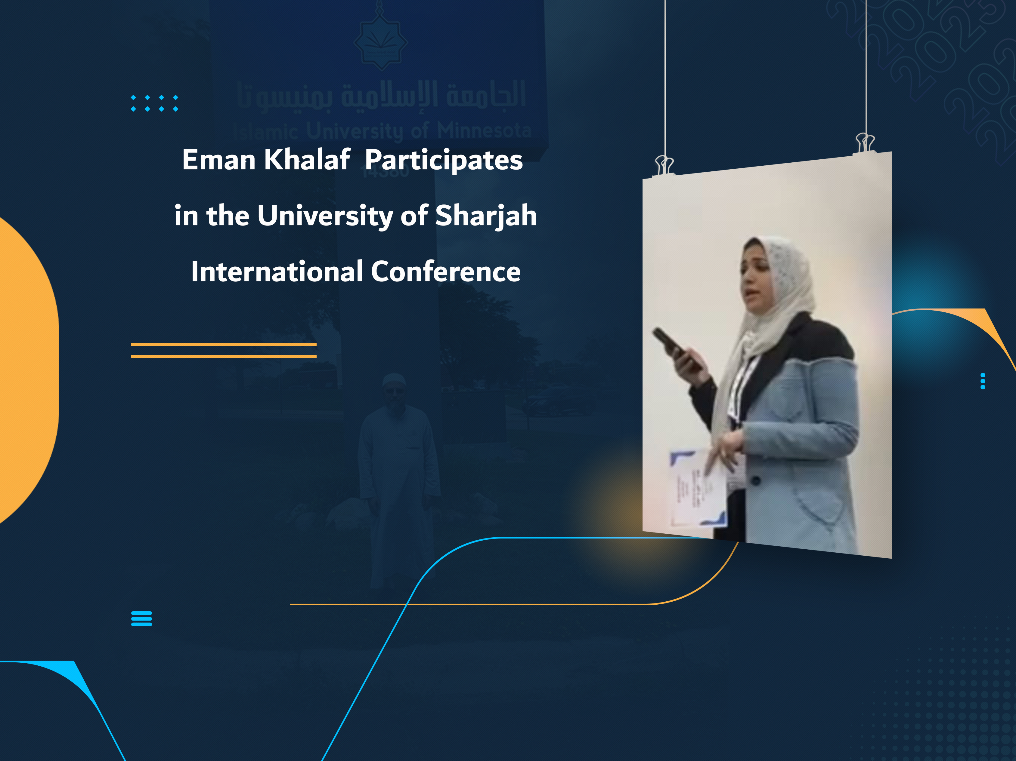 Eman Khalaf  Participates in the University of Sharjah International Conference