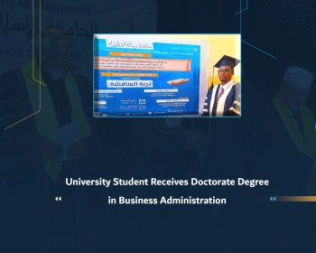 University Student Receives Doctorate Degree in Business Administration