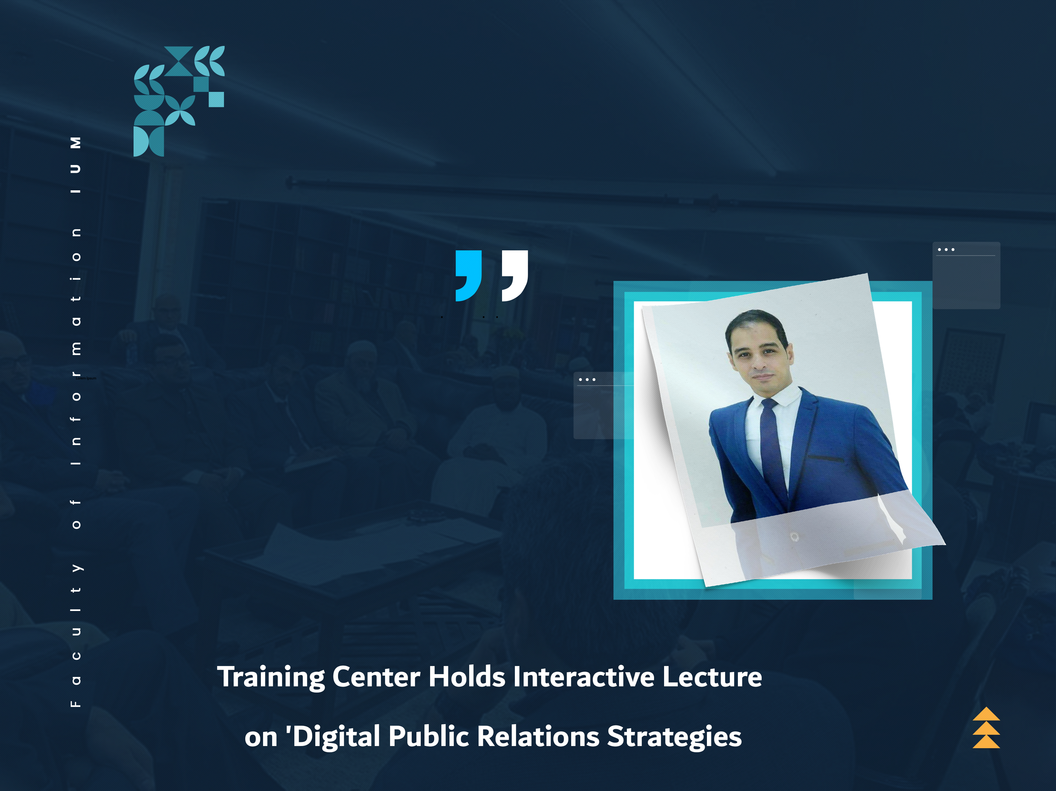 Training Center Holds Interactive Lecture on 'Digital Public Relations Strategies'