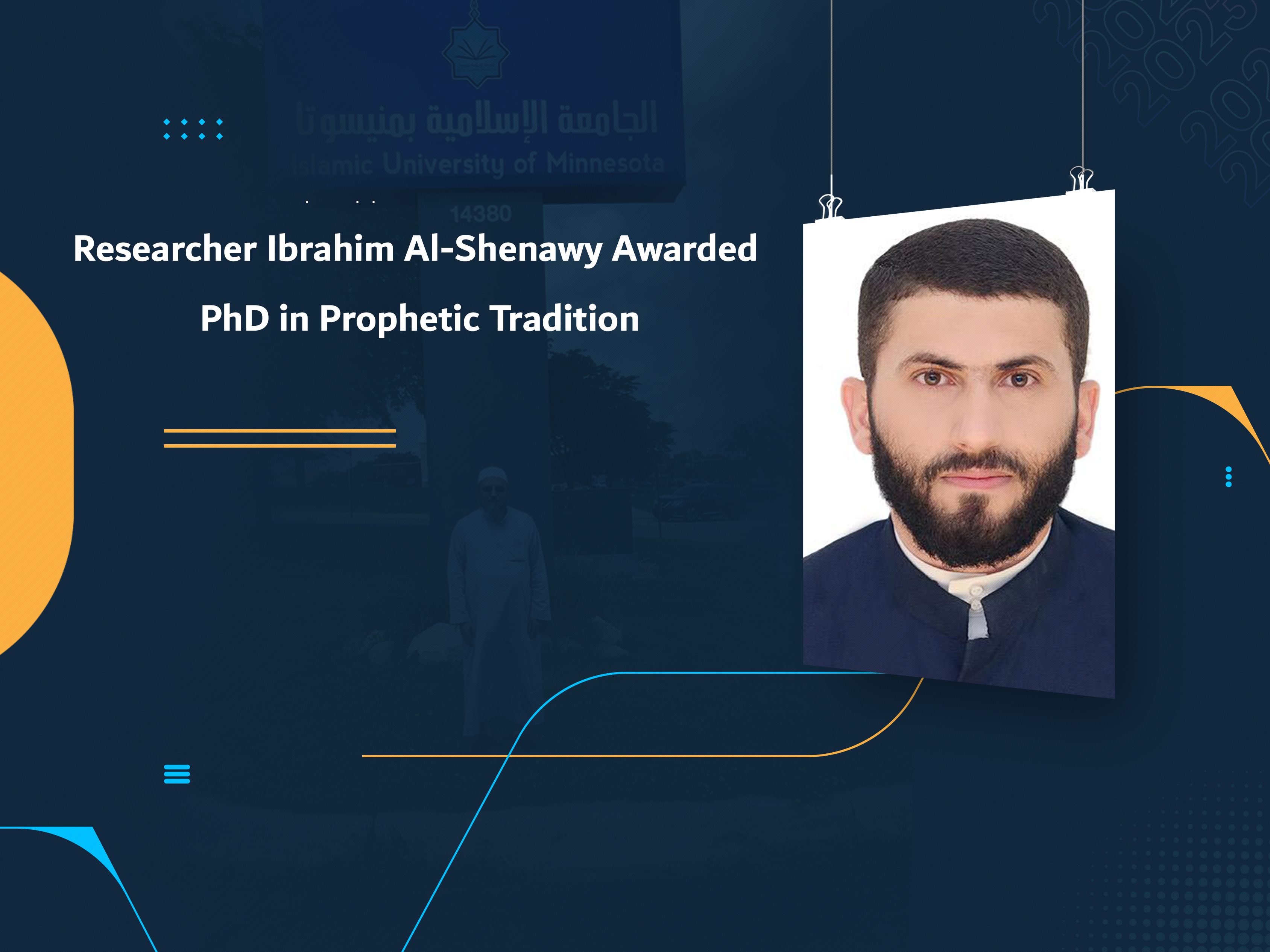 Researcher Ibrahim Al-Shenawy Awarded PhD in Prophetic Tradition