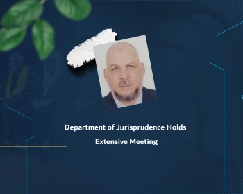 Department of Jurisprudence Holds Extensive Meeting