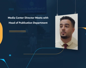 Media Center Director Meets with Head of Publication Department