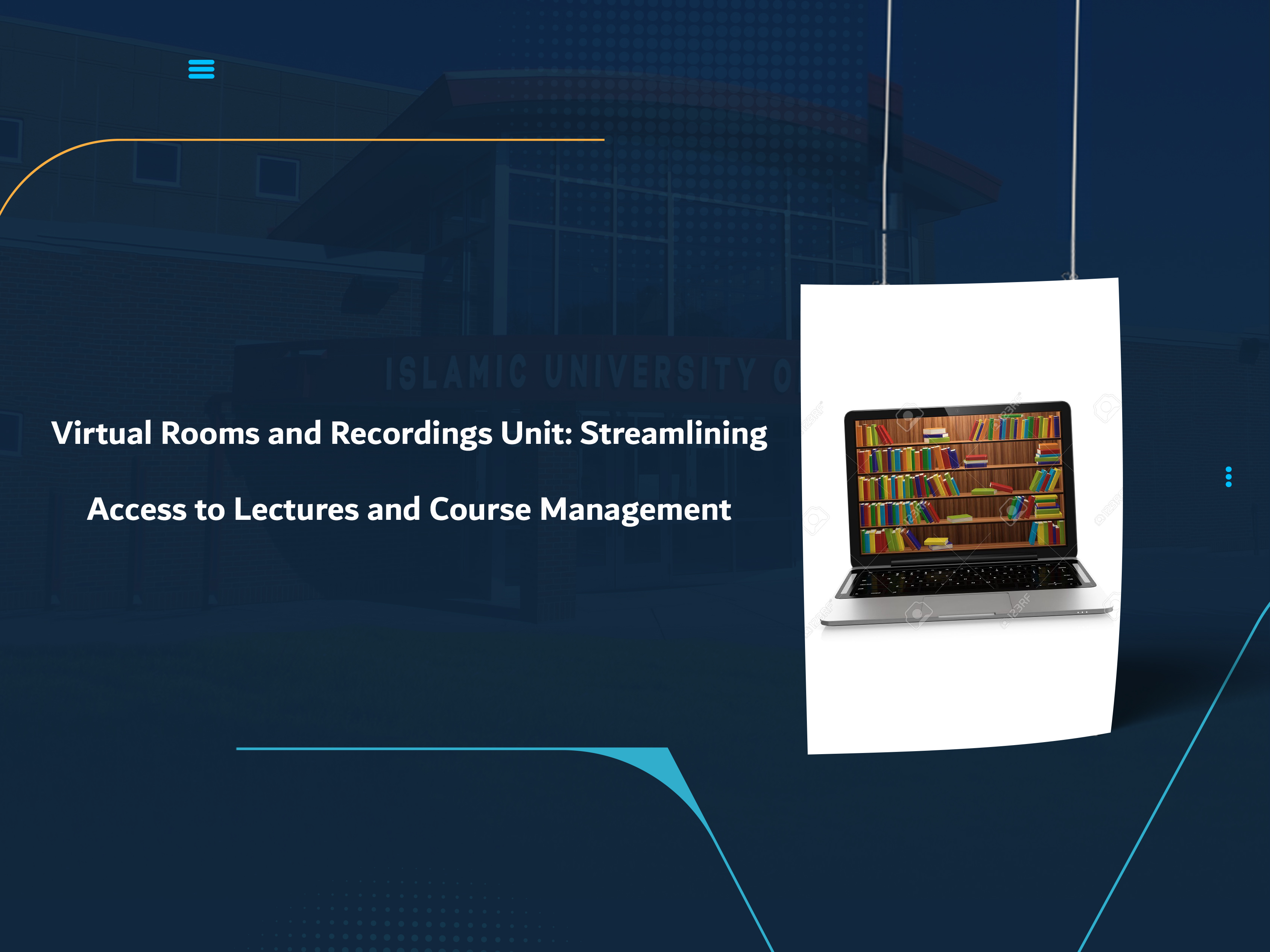 Virtual Rooms and Recordings Unit: Streamlining Access to Lectures and Course Management