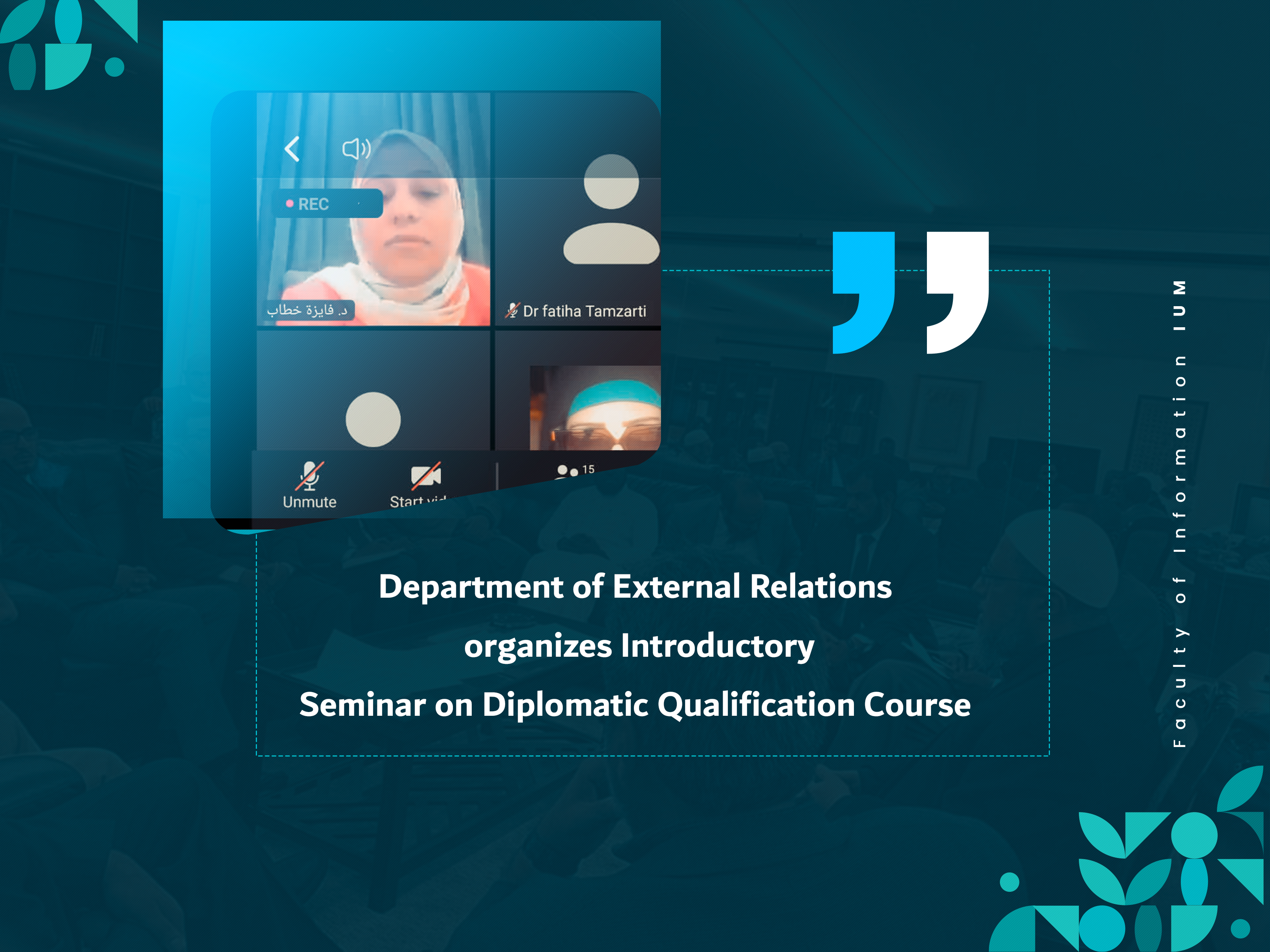 Department of External Relations organizes Introductory Seminar on Diplomatic Qualification Course