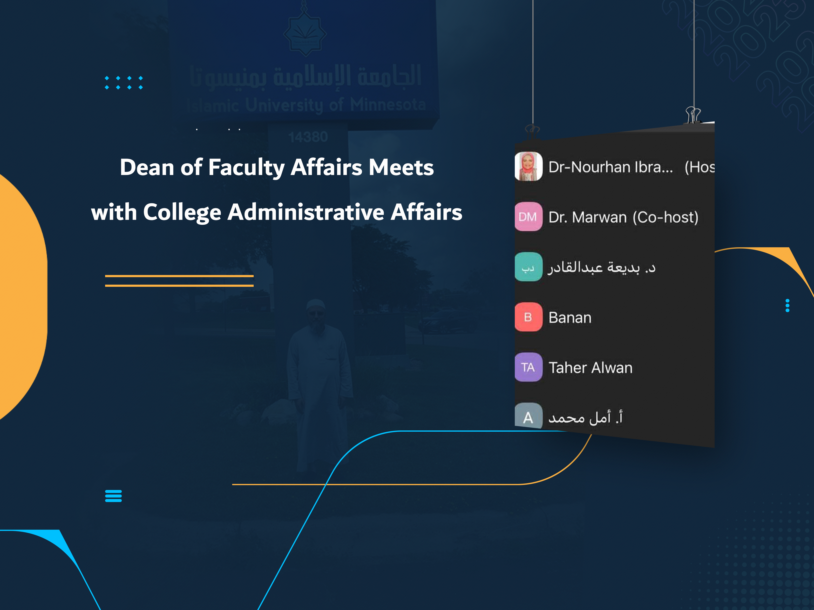 Dean of Faculty Affairs Meets with College Administrative Affairs