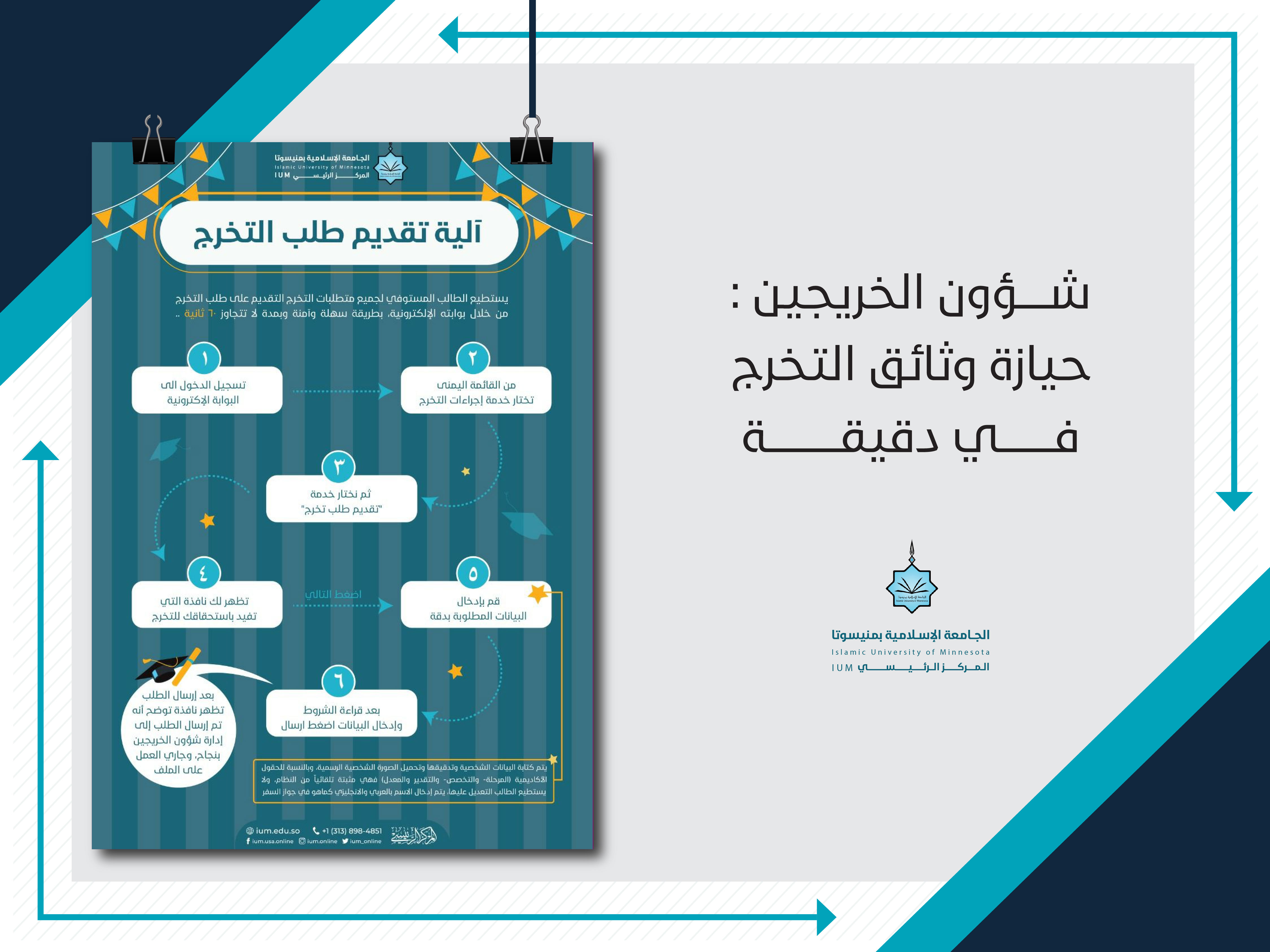 شؤون الخريجين: حيازة وثائق التخرج  في دقيقة