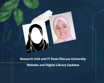 Research Unit and IT Dean Discuss University Website and Digital Library Updates