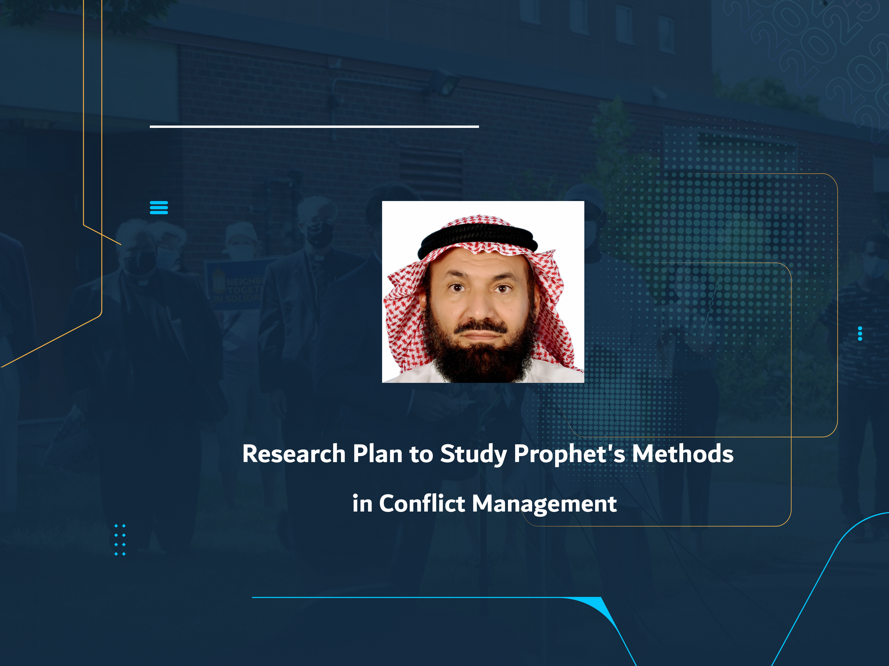 Research Plan to Study Prophet's Methods in Conflict Management