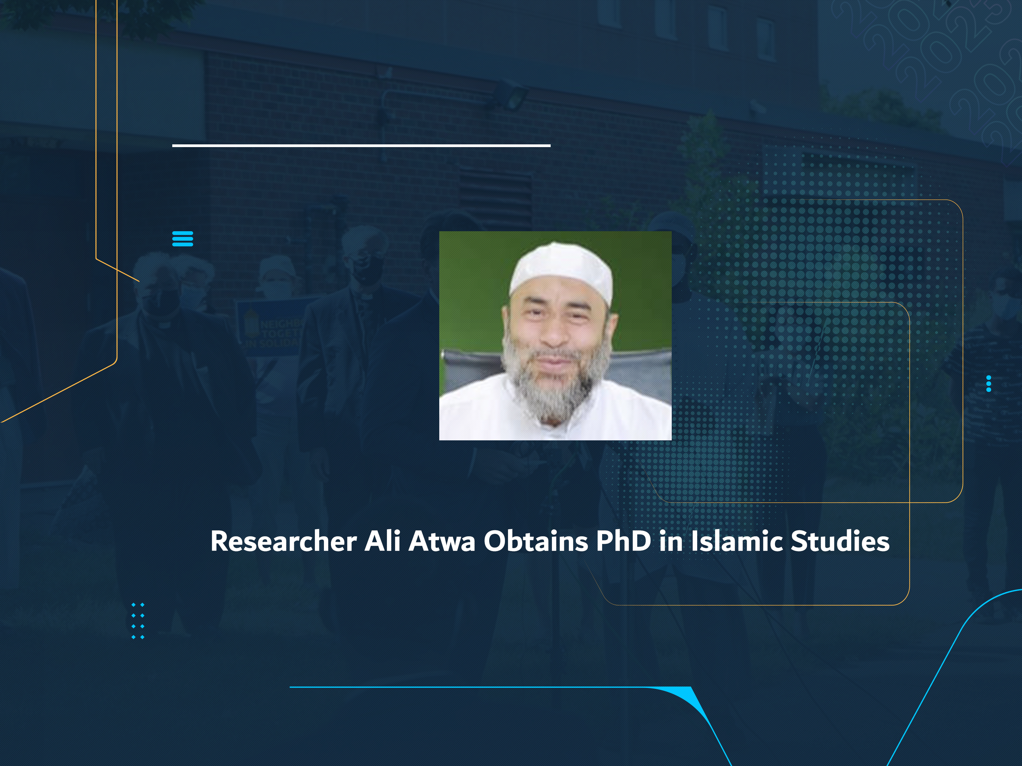 Researcher Ali Atwa Obtains PhD in Islamic Studies