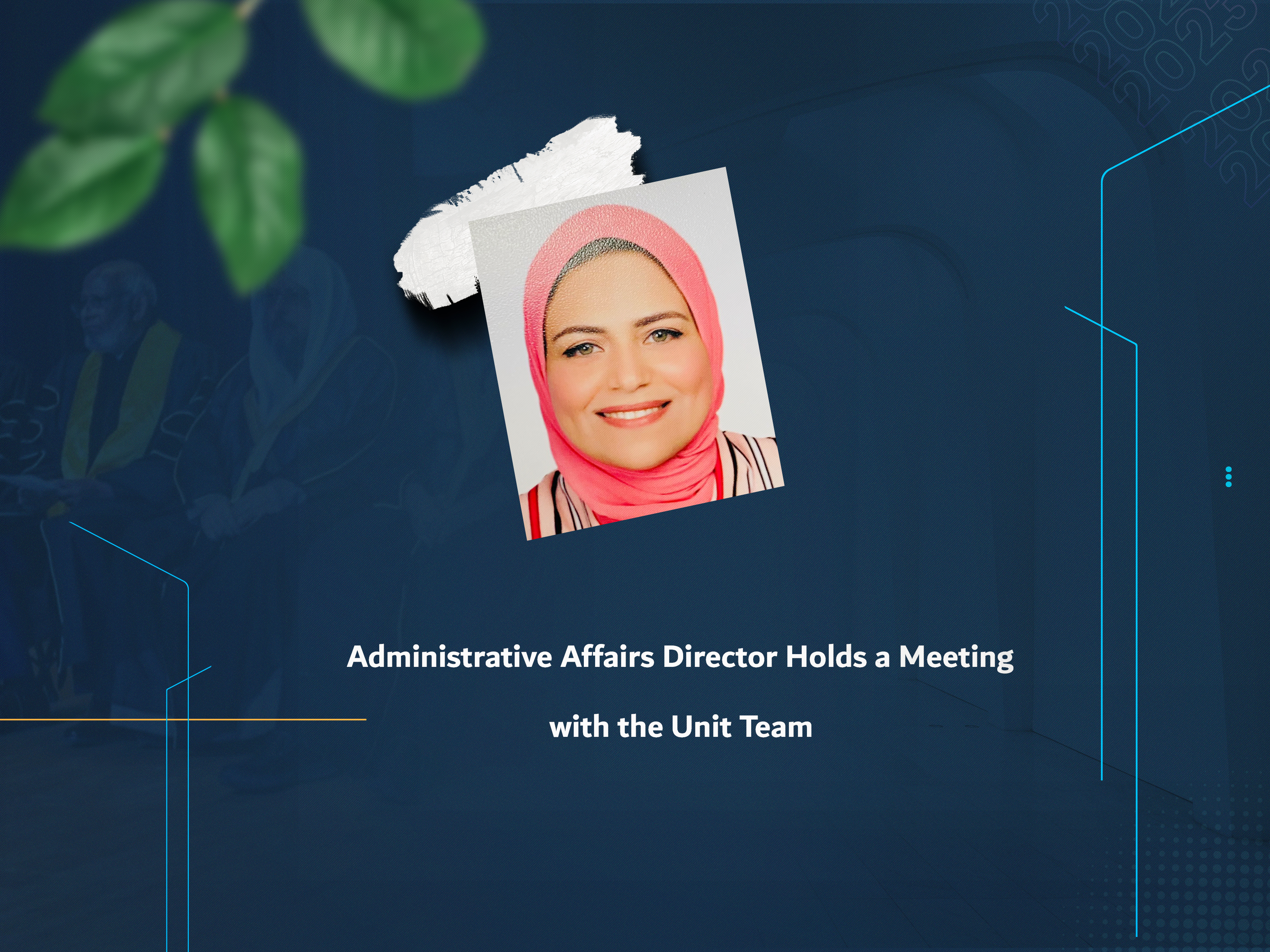 Administrative Affairs Director Holds a Meeting with the Unit Team