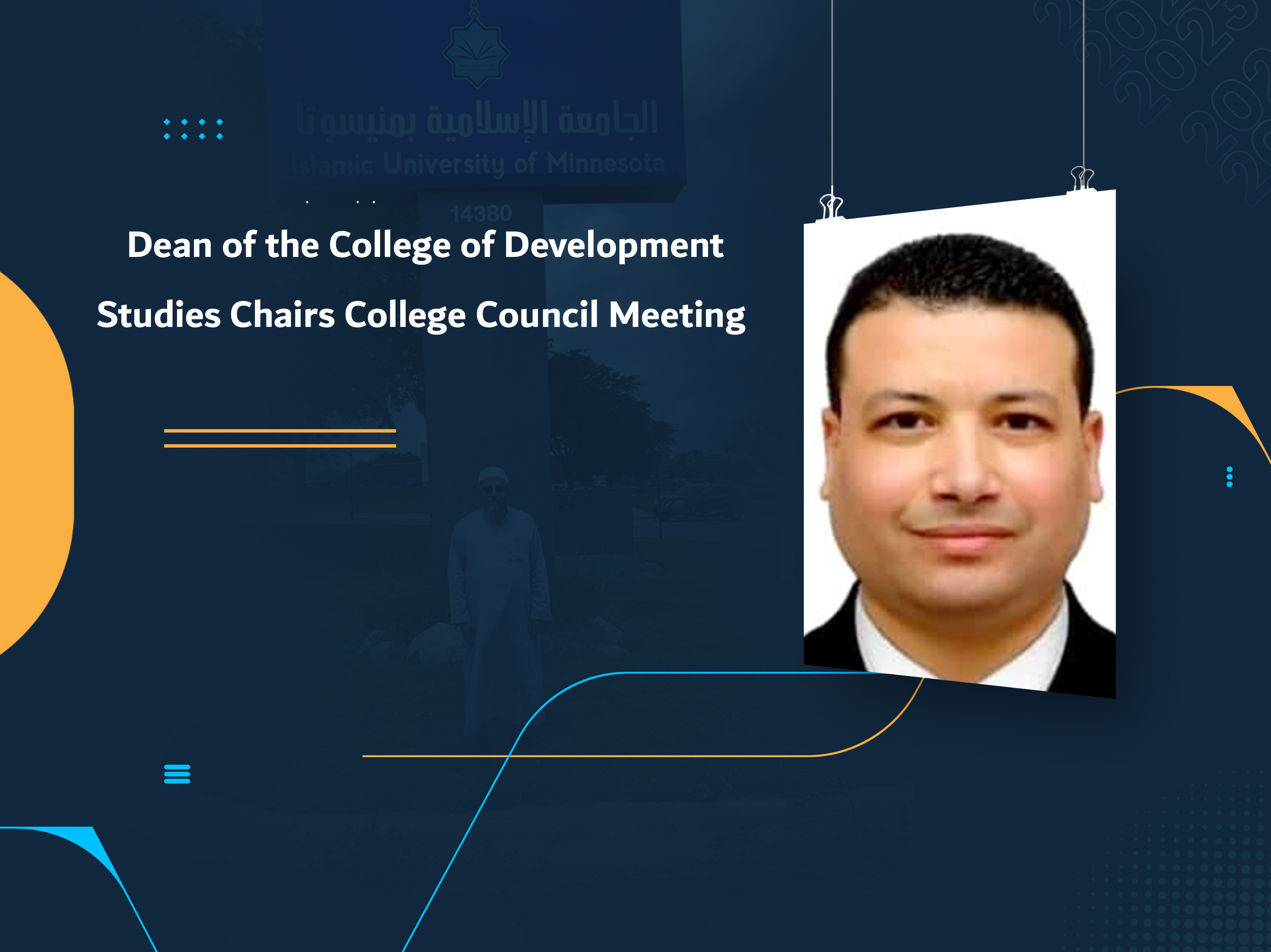 Dean of the College of Development Studies Chairs College Council Meeting