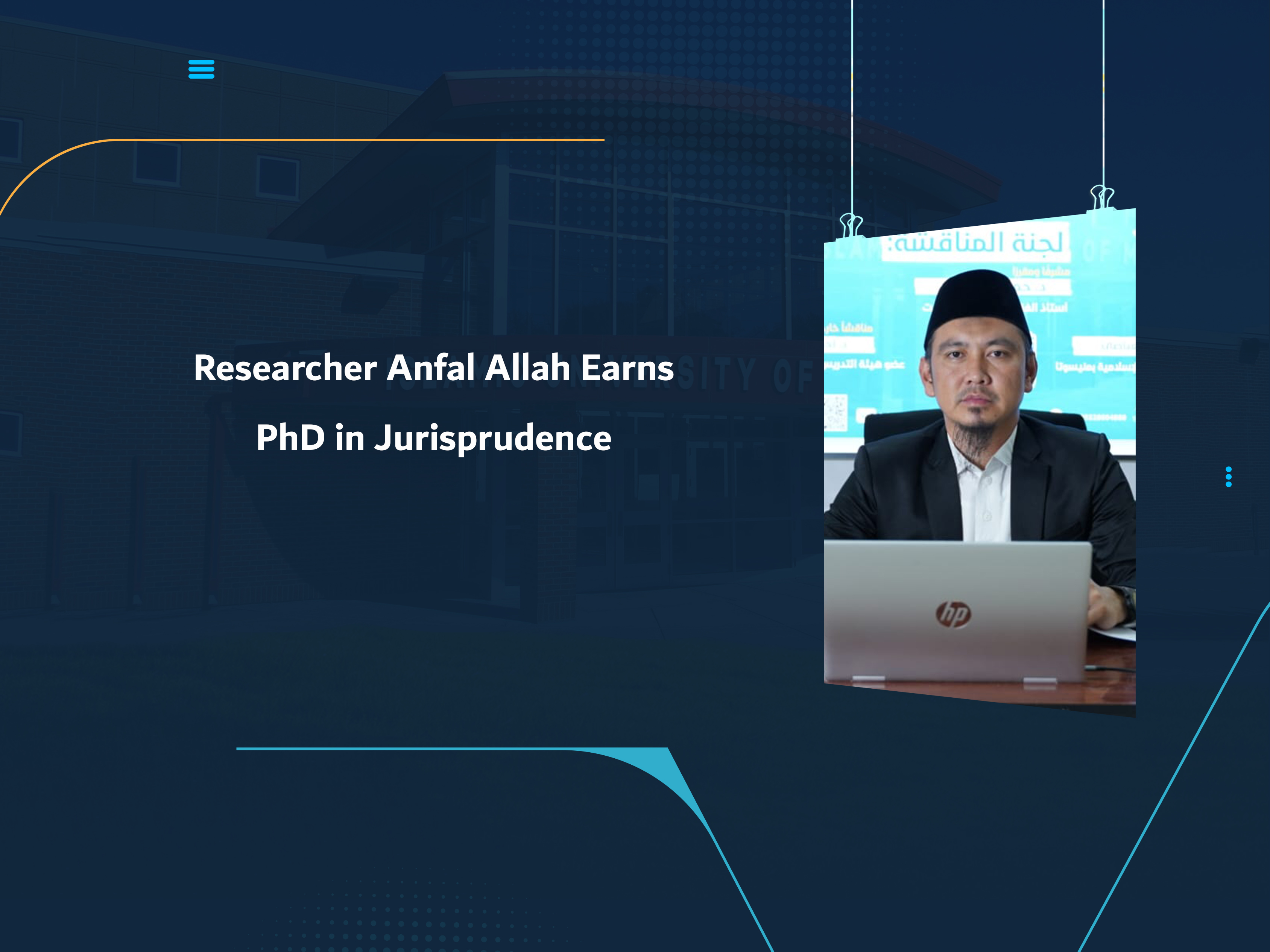 Researcher Anfal Allah Earns PhD in Jurisprudence