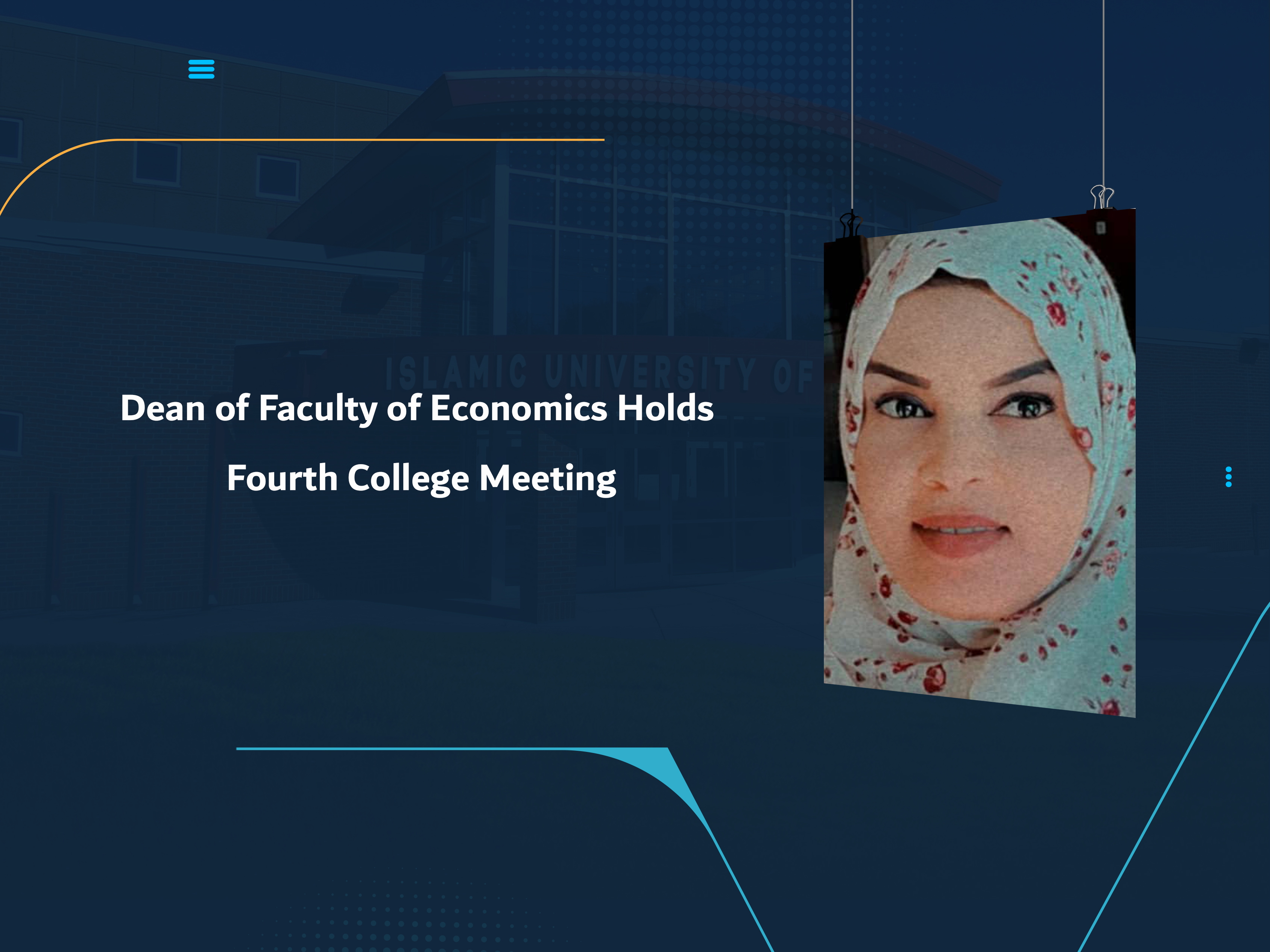 Dean of Faculty of Economics Holds Fourth College Meeting