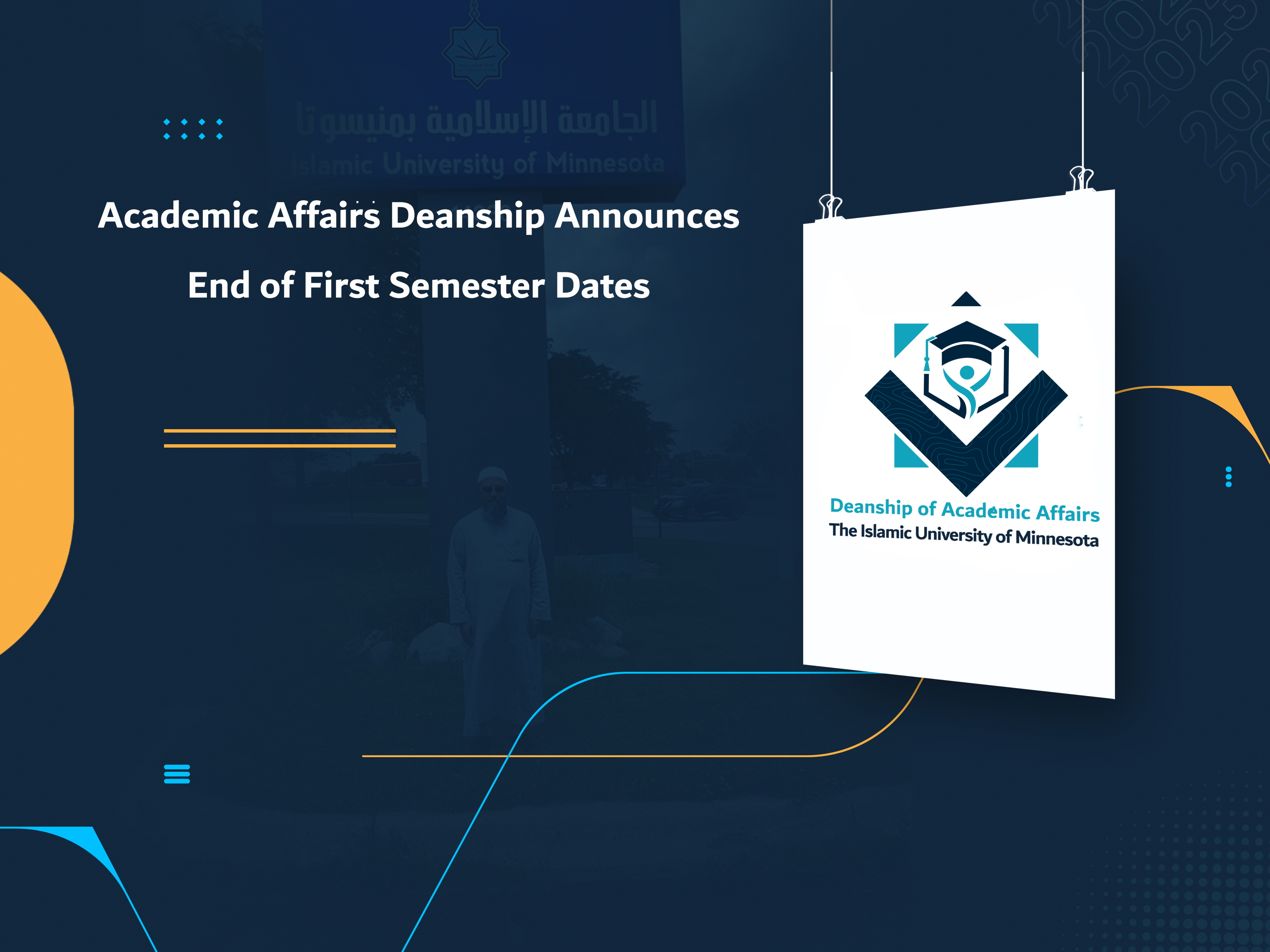 Academic Affairs Deanship Announces End of First Semester Dates