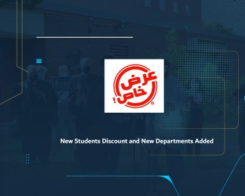 New Students Discount and New Departments Added