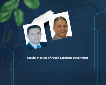 Regular Meeting of Arabic Language Department