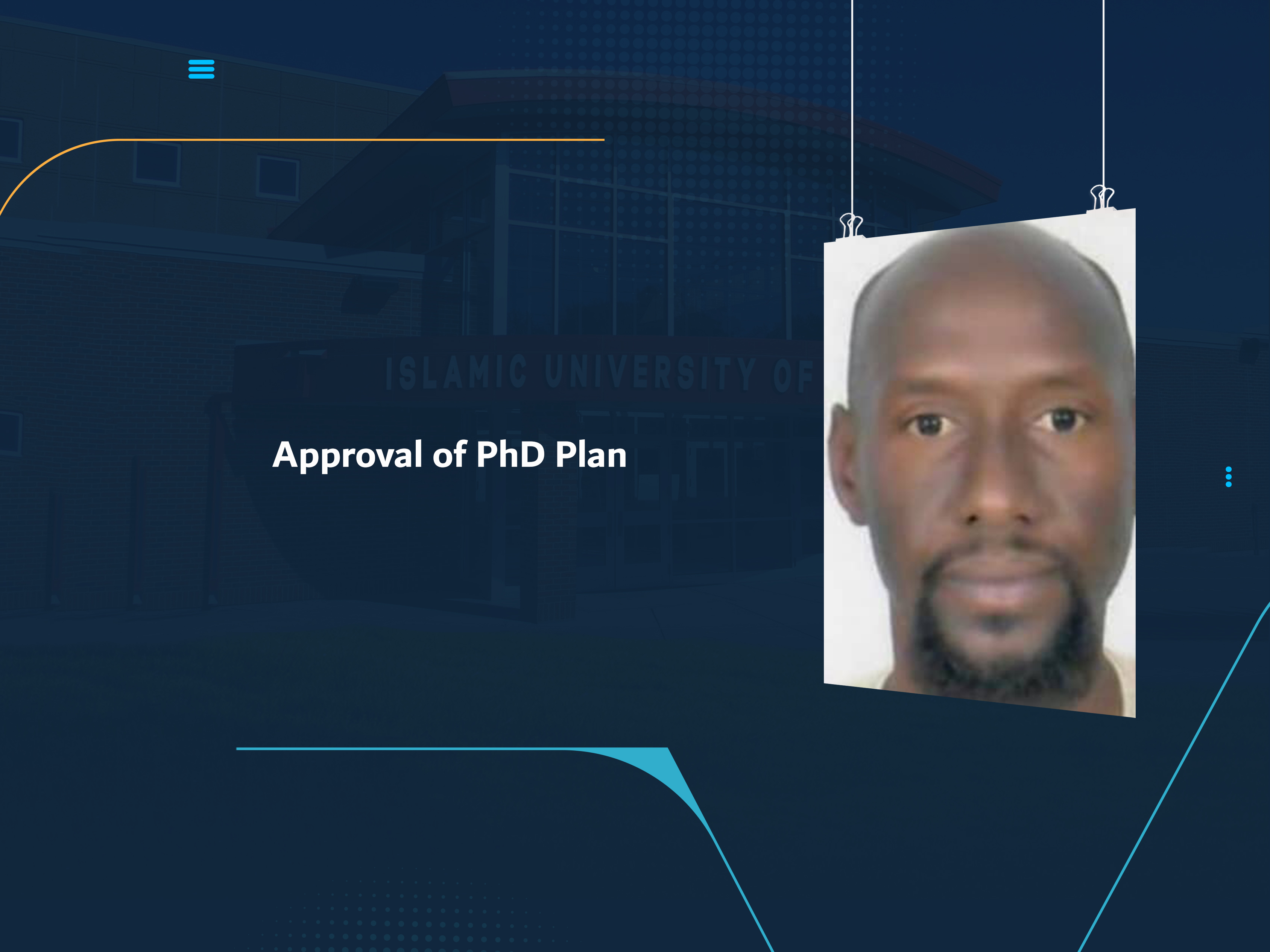 Approval of PhD Plan