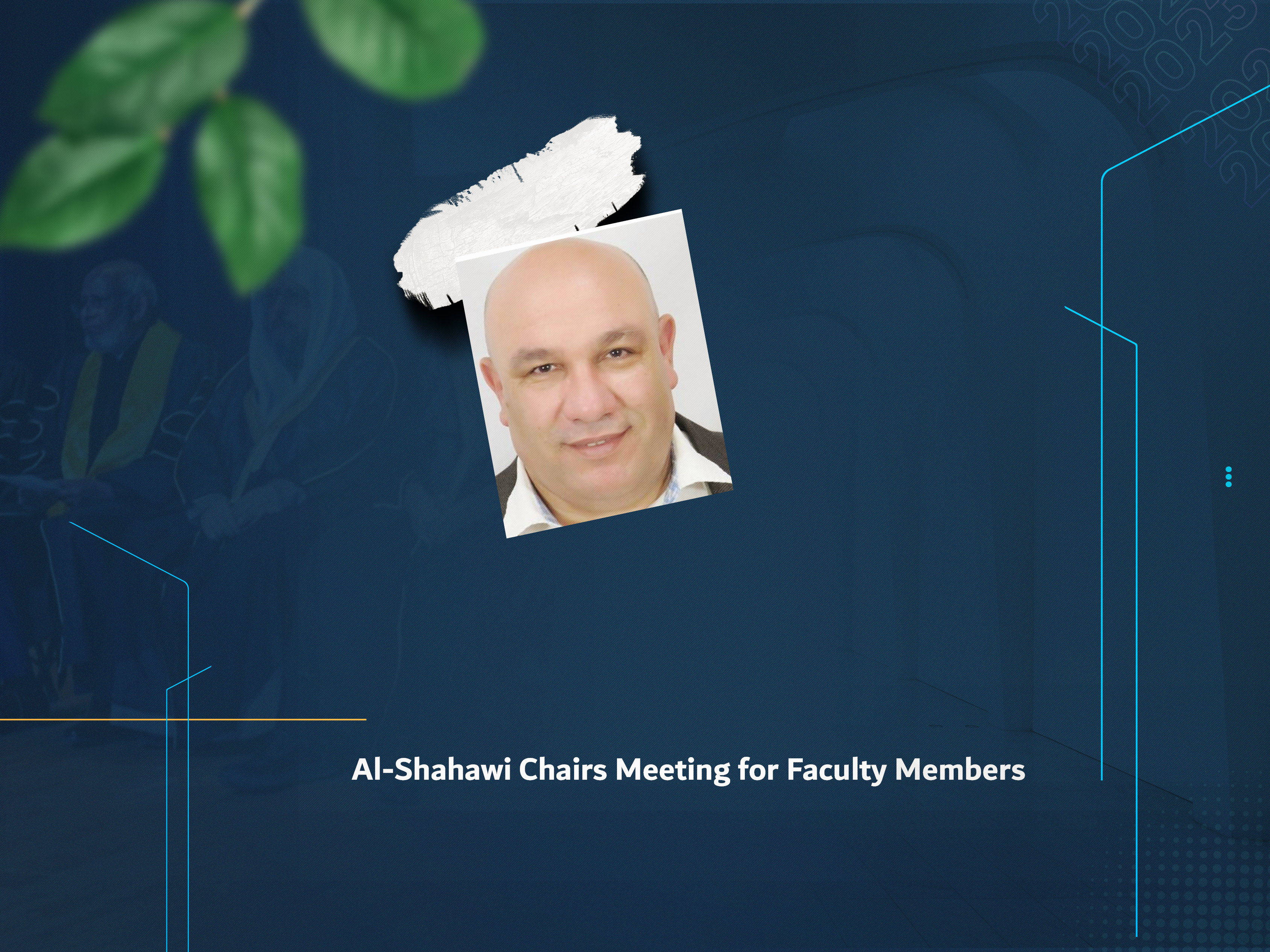 Al-Shahawi Chairs Meeting for Faculty Members