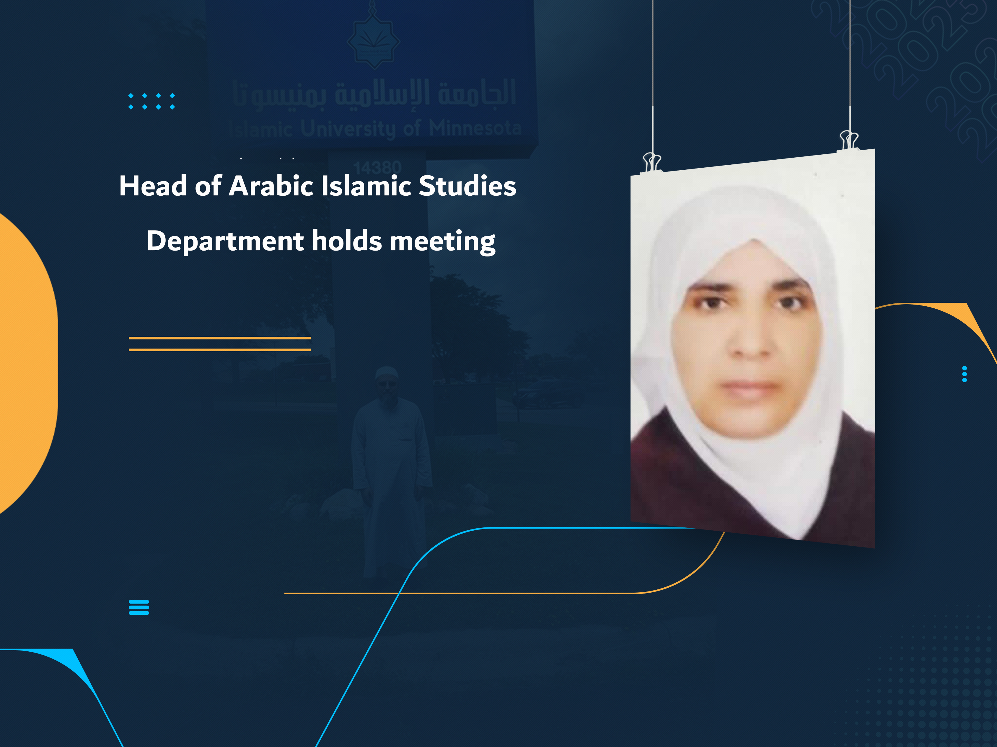 Head of Arabic Islamic Studies Department holds meeting