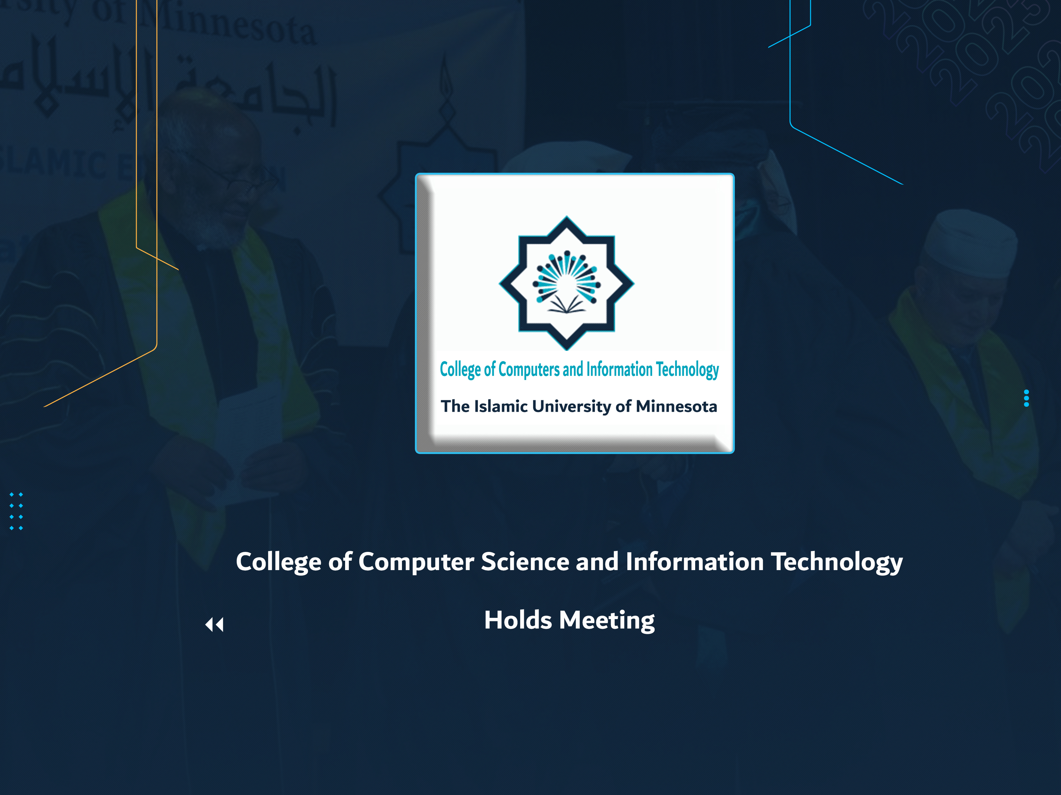 College of Computer Science and Information Technology Holds Meeting