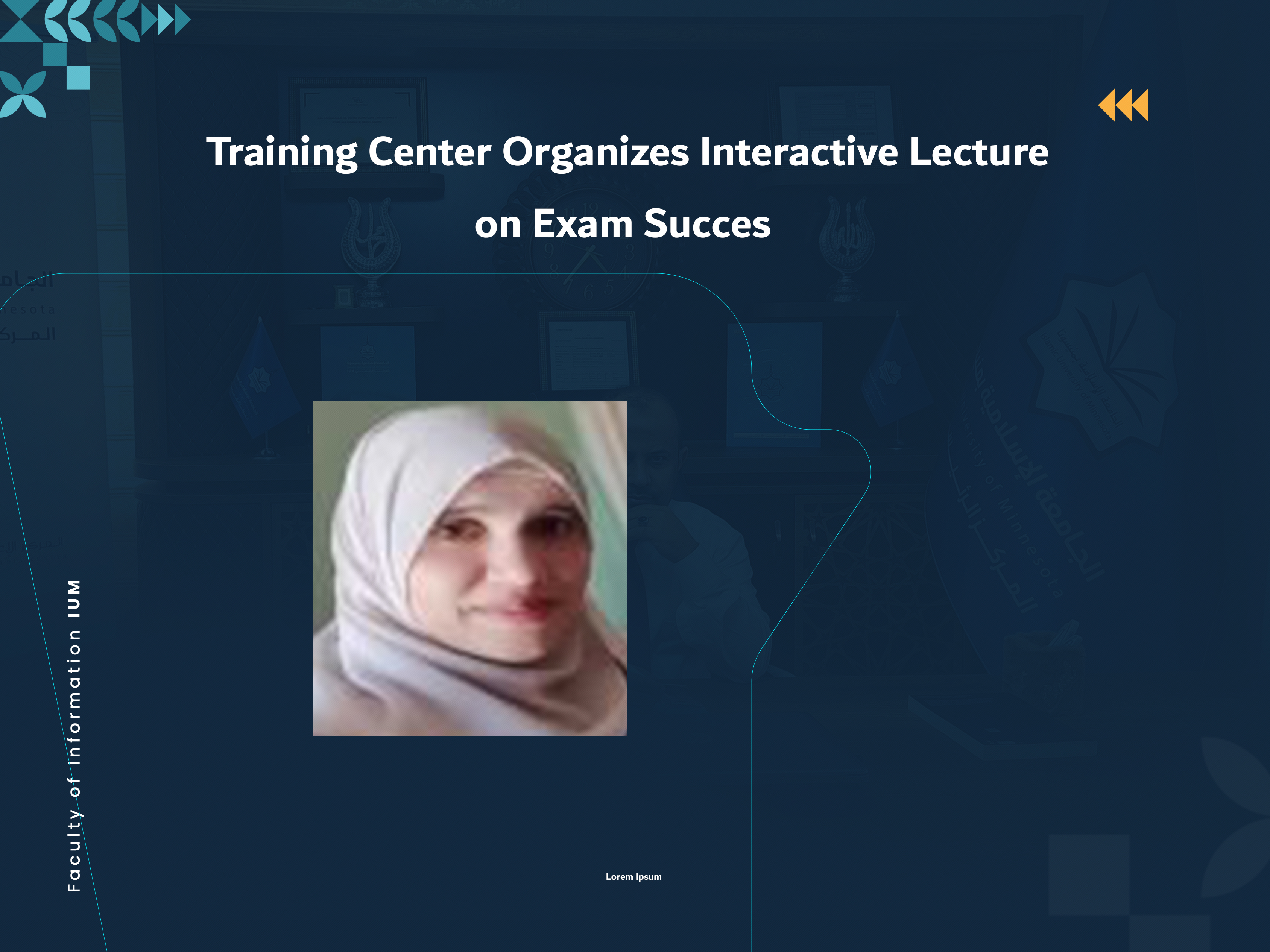 Training Center Organizes Interactive Lecture on Exam Success