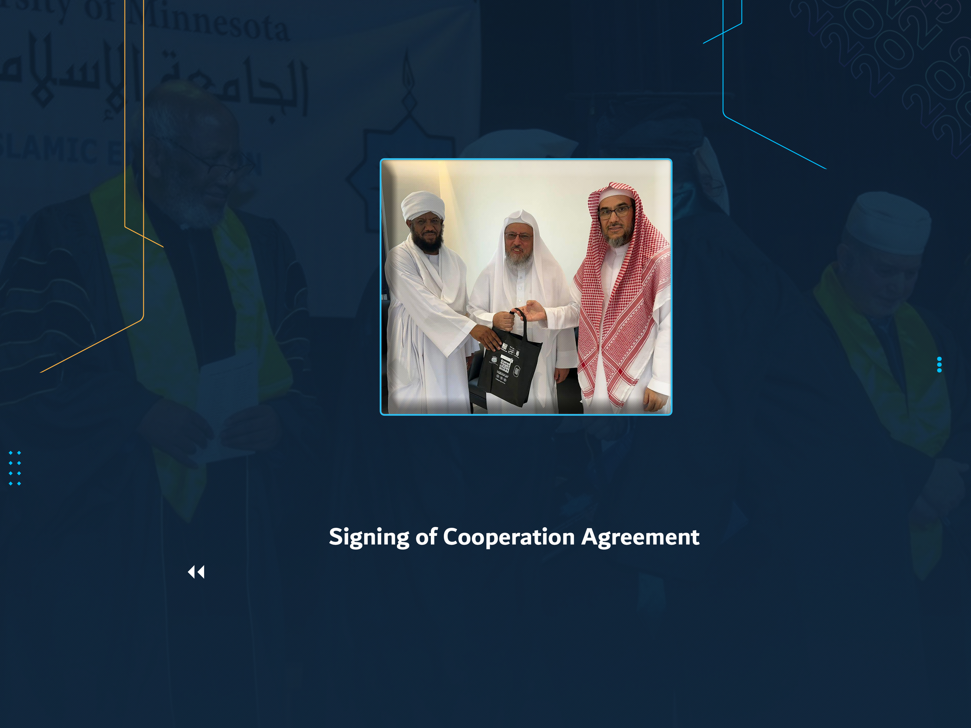 Signing of Cooperation Agreement