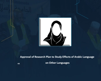 Approval of Research Plan to Study Effects of Arabic Language on Other Languages