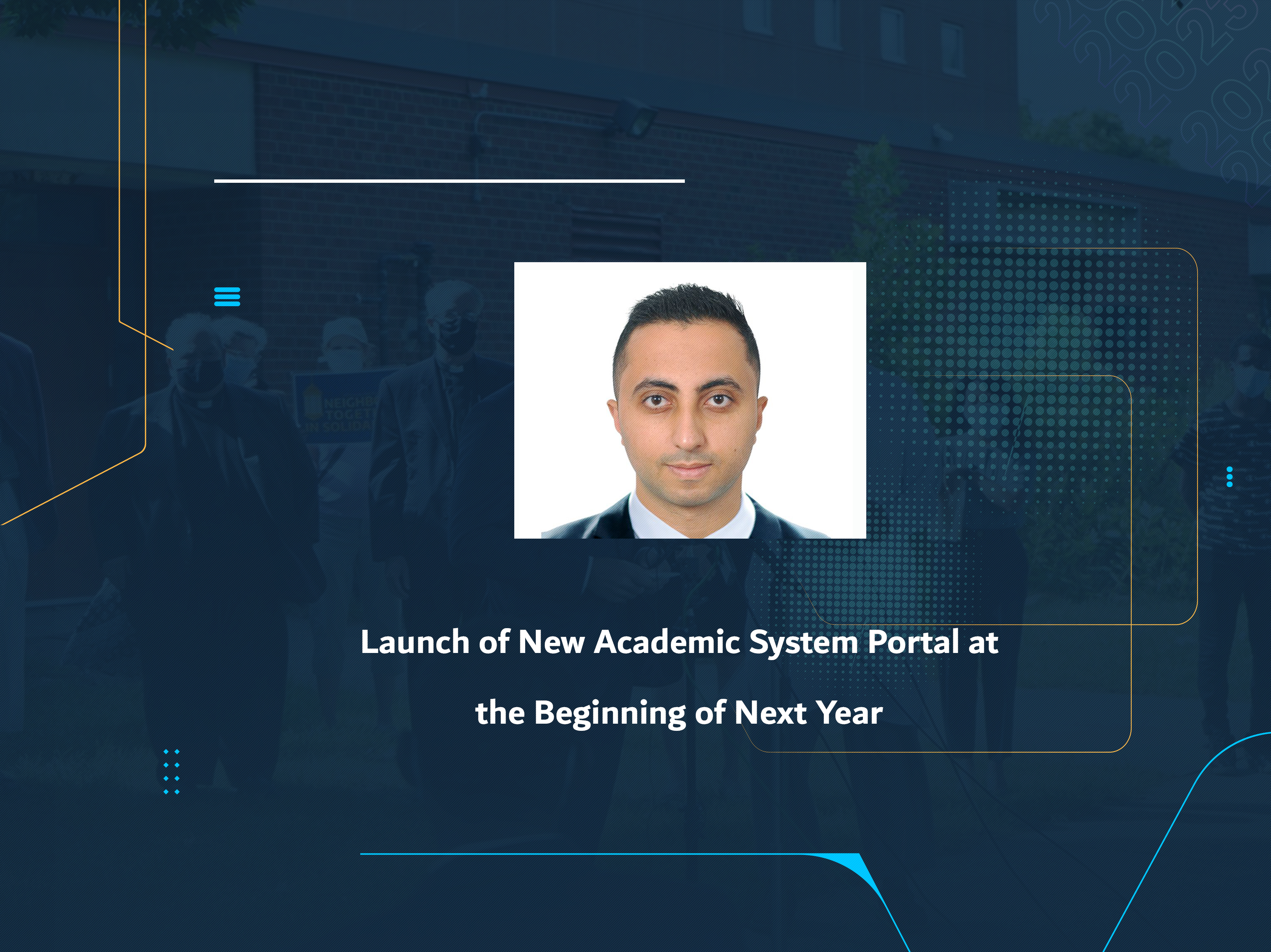 Launch of New Academic System Portal at the Beginning of Next Year