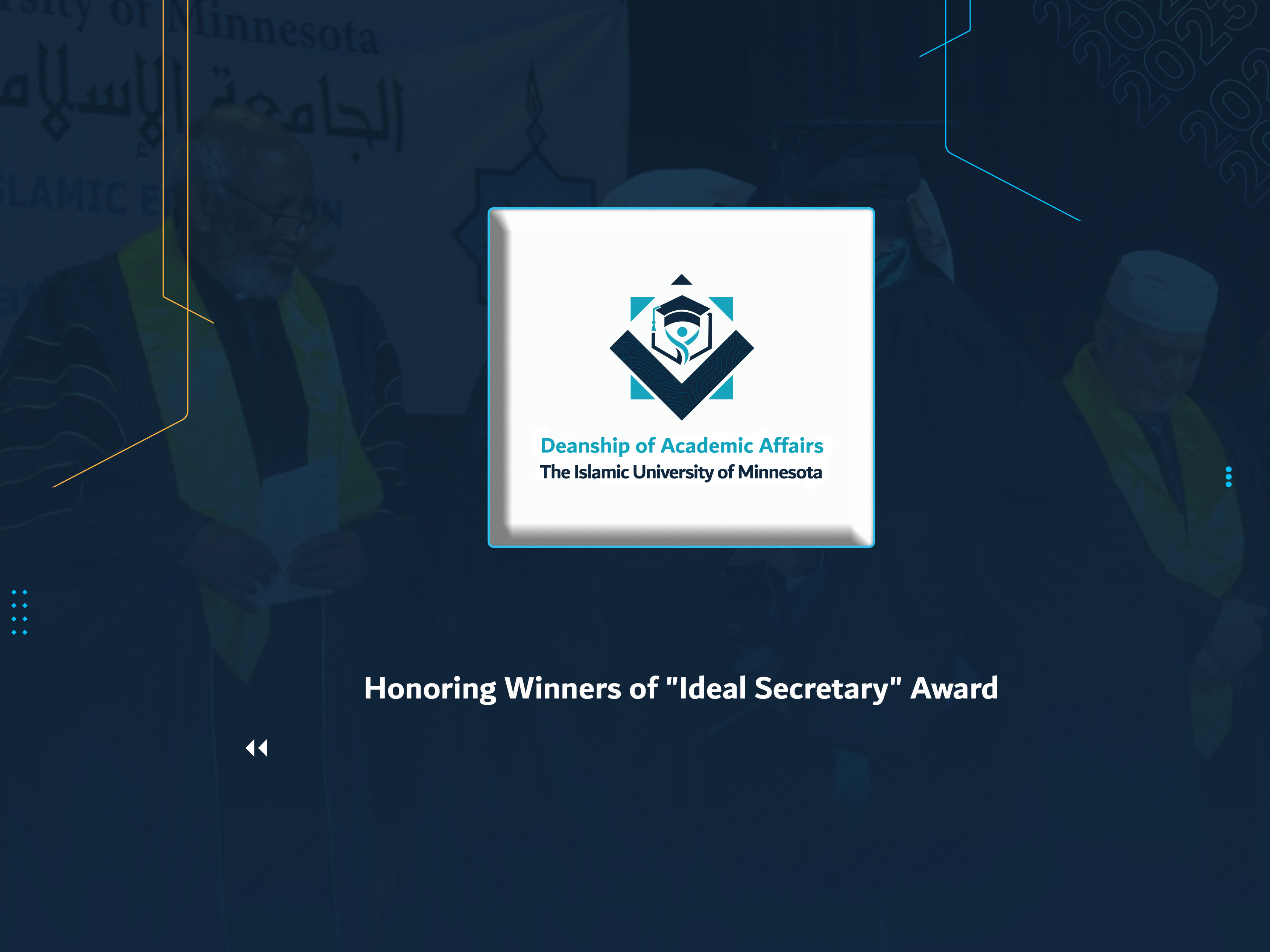 Honoring Winners of "Ideal Secretary" Award