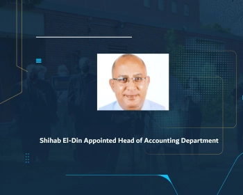 Shihab El-Din Appointed Head of Accounting Department