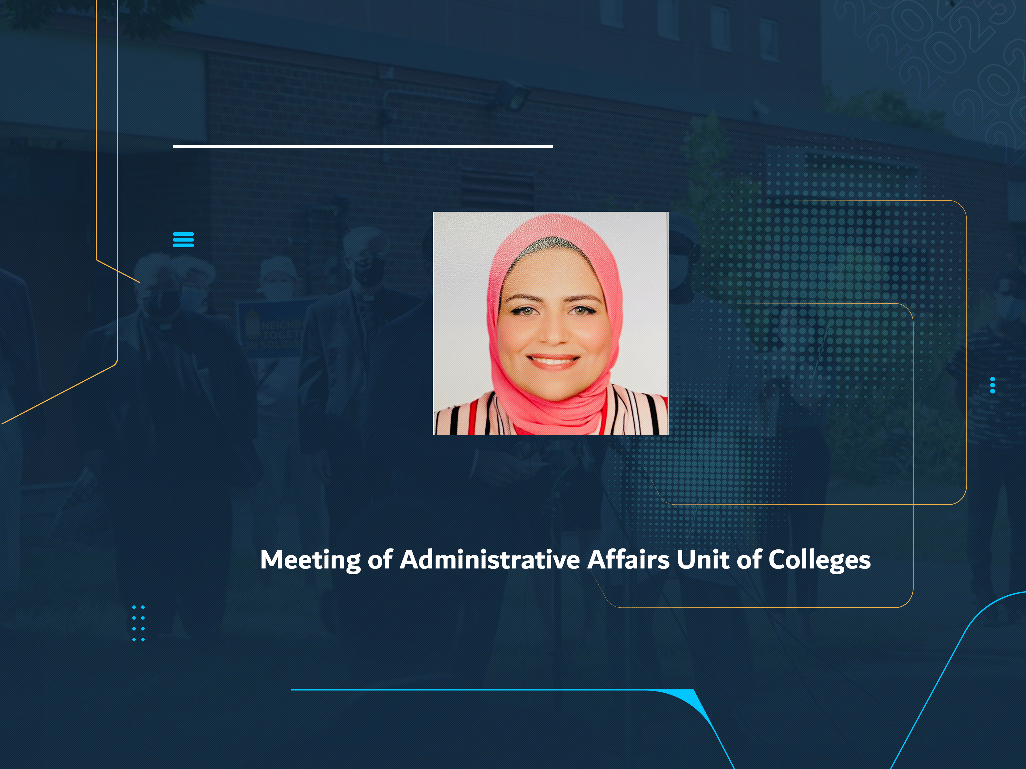 Meeting of Administrative Affairs Unit of Colleges