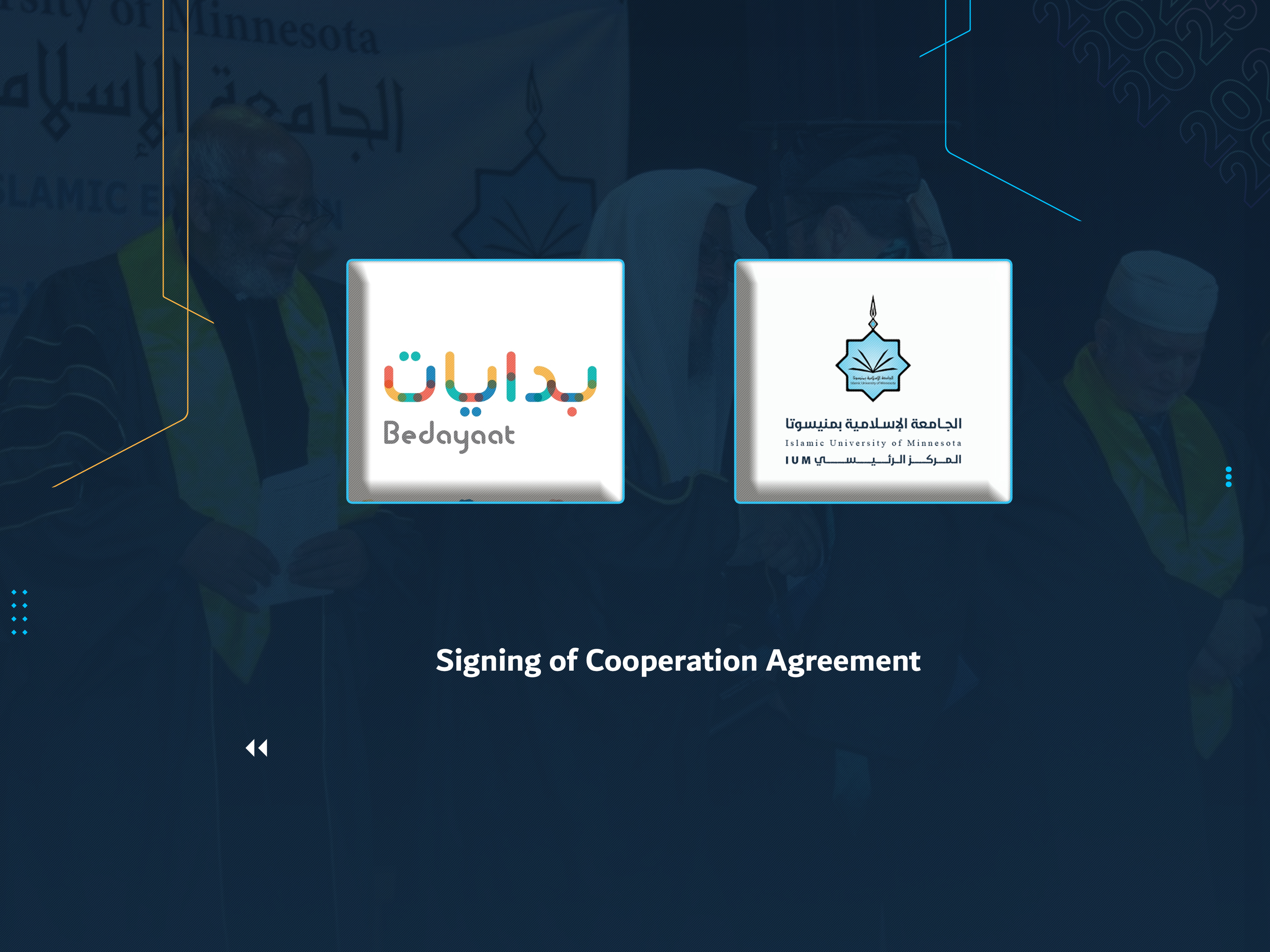 Signing of Cooperation Agreement