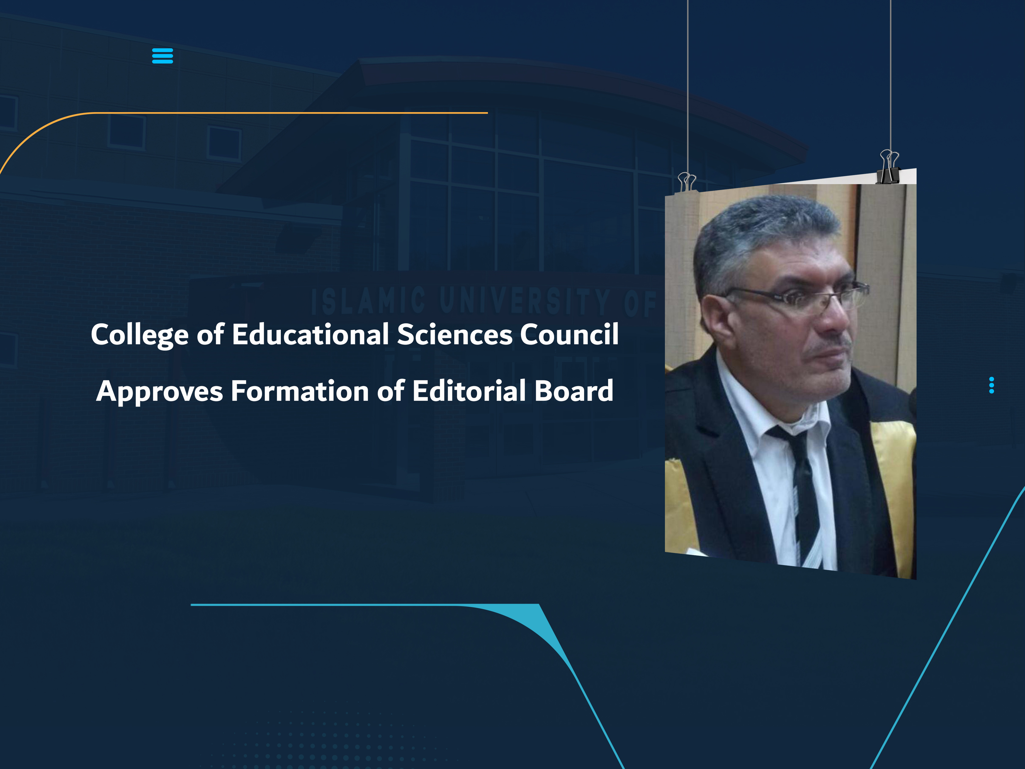 College of Educational Sciences Council Approves Formation of Editorial Board