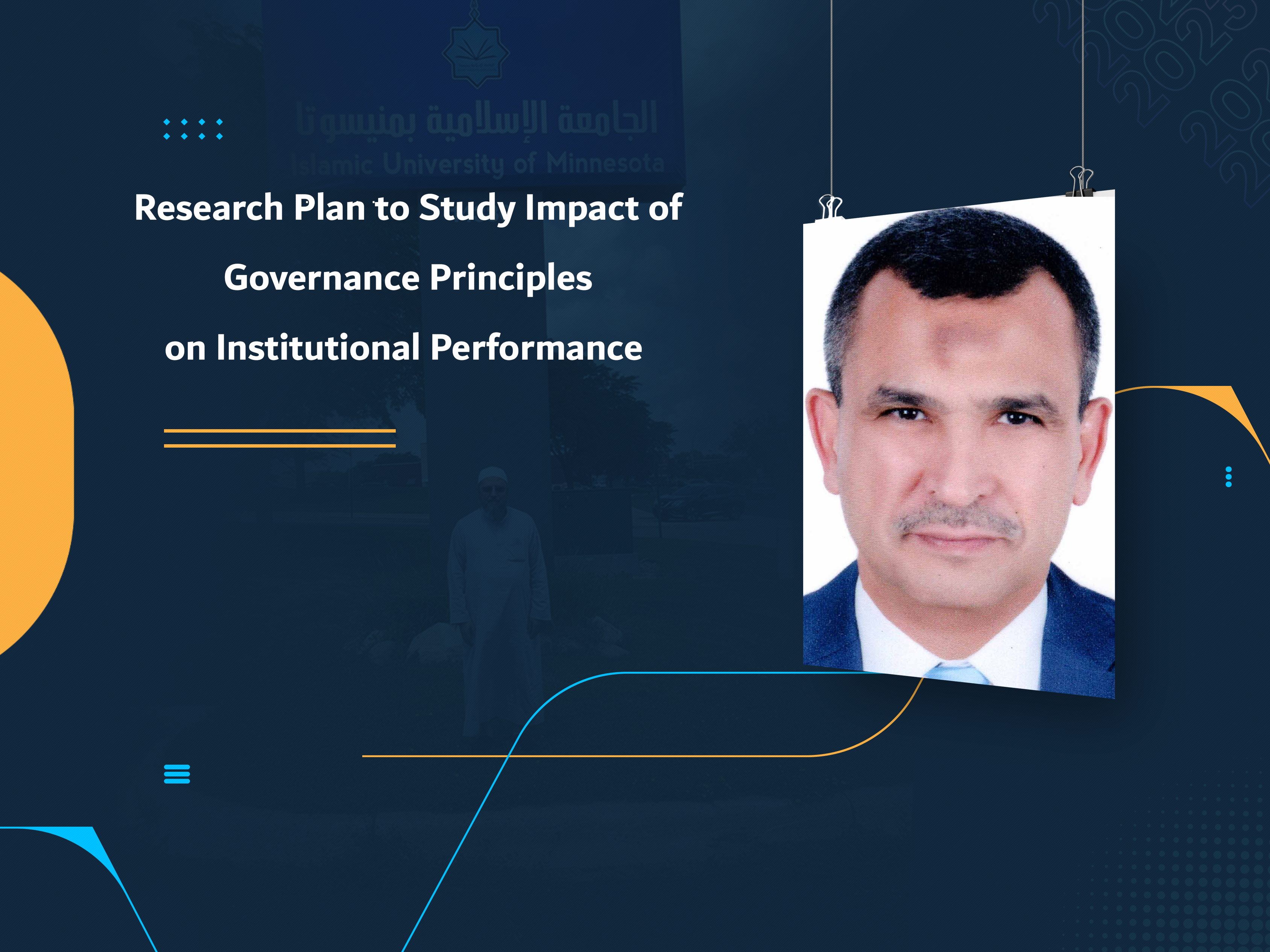 Research Plan to Study Impact of Governance Principles on Institutional Performance