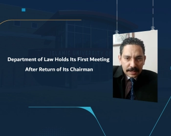 Department of Law Holds Its First Meeting After Return of Its Chairman