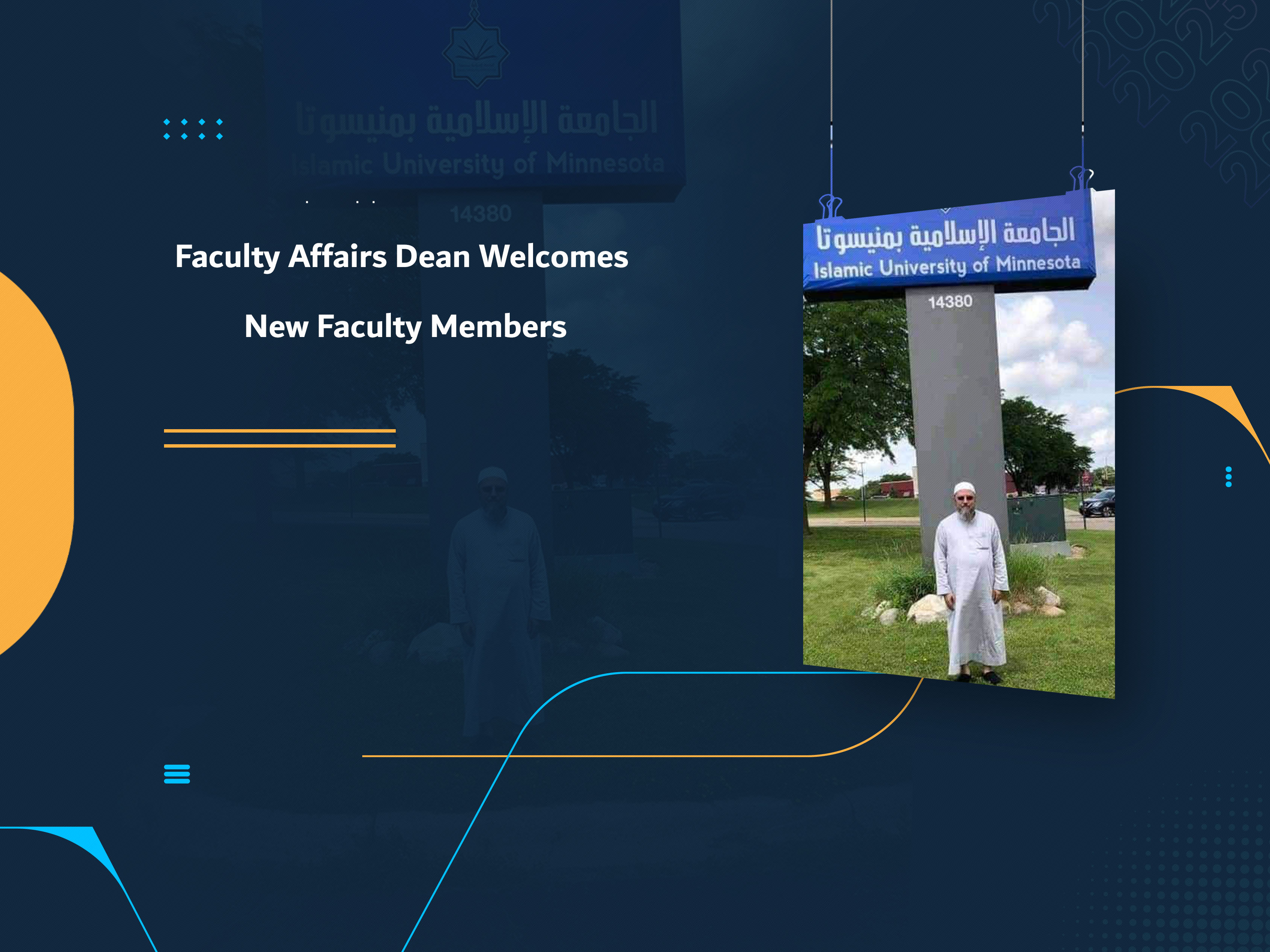 Faculty Affairs Dean Welcomes New Faculty Members