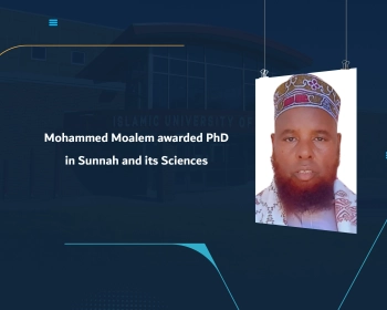 Mohammed Moalem awarded PhD in Sunnah and its Sciences