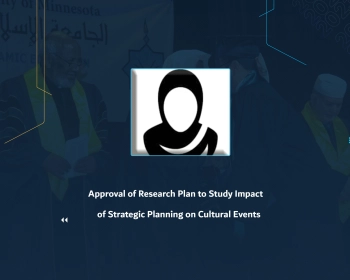 Approval of Research Plan to Study Impact of Strategic Planning on Cultural Events