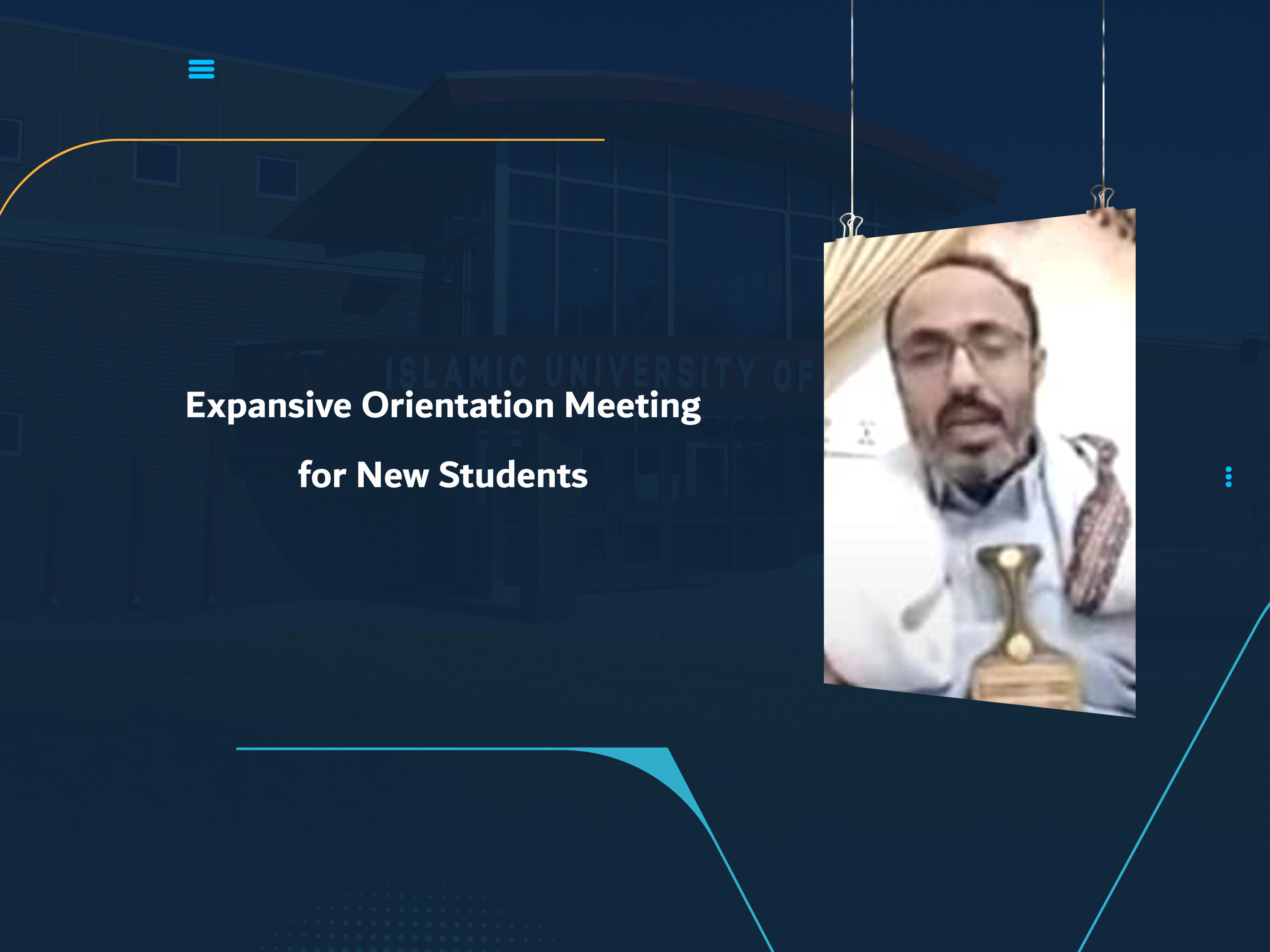 Expansive Orientation Meeting for New Students