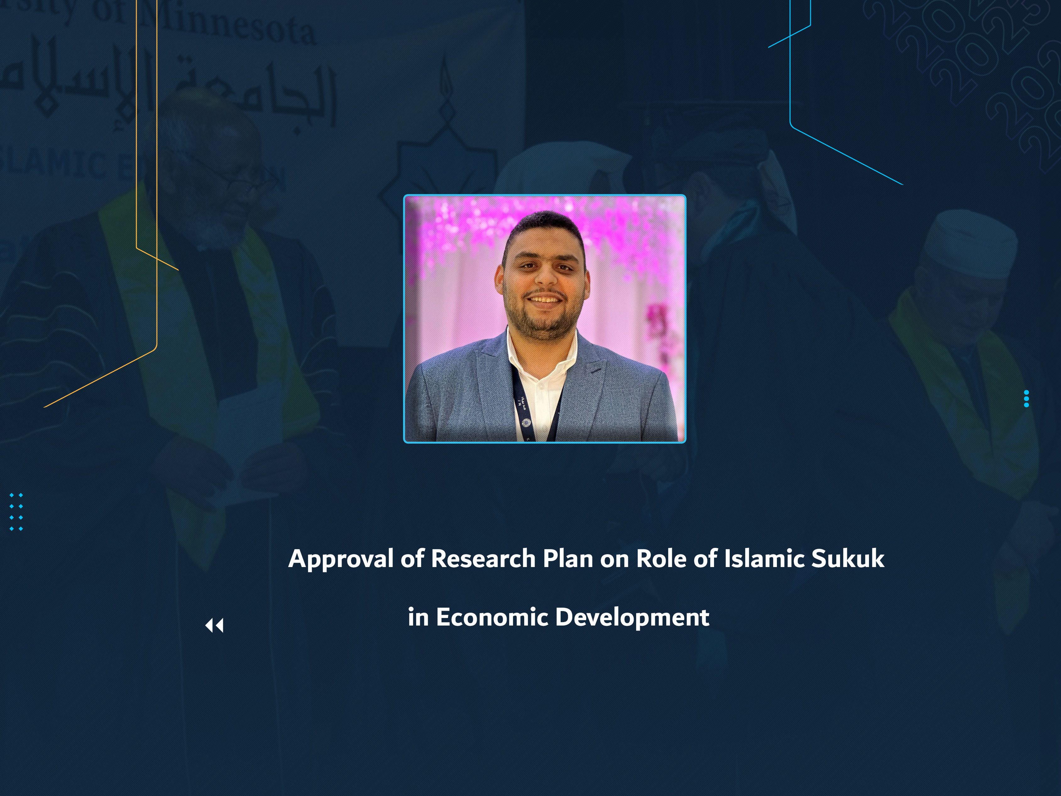 Approval of Research Plan on Role of Islamic Sukuk in Economic Development