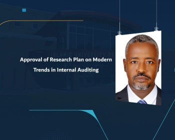 Approval of Research Plan on Modern Trends in Internal Auditing
