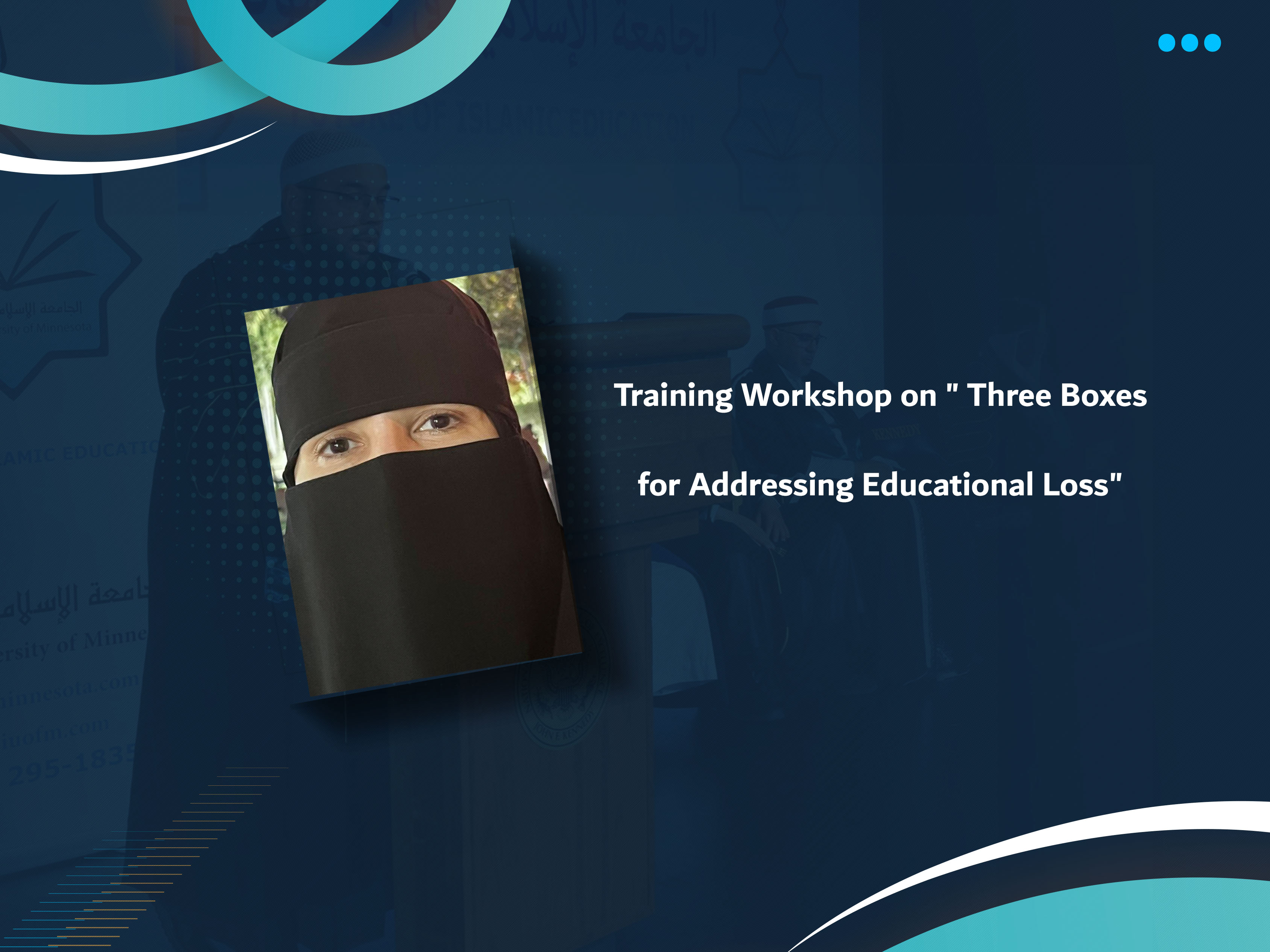 Training Workshop on " Three Boxes for Addressing Educational Loss"