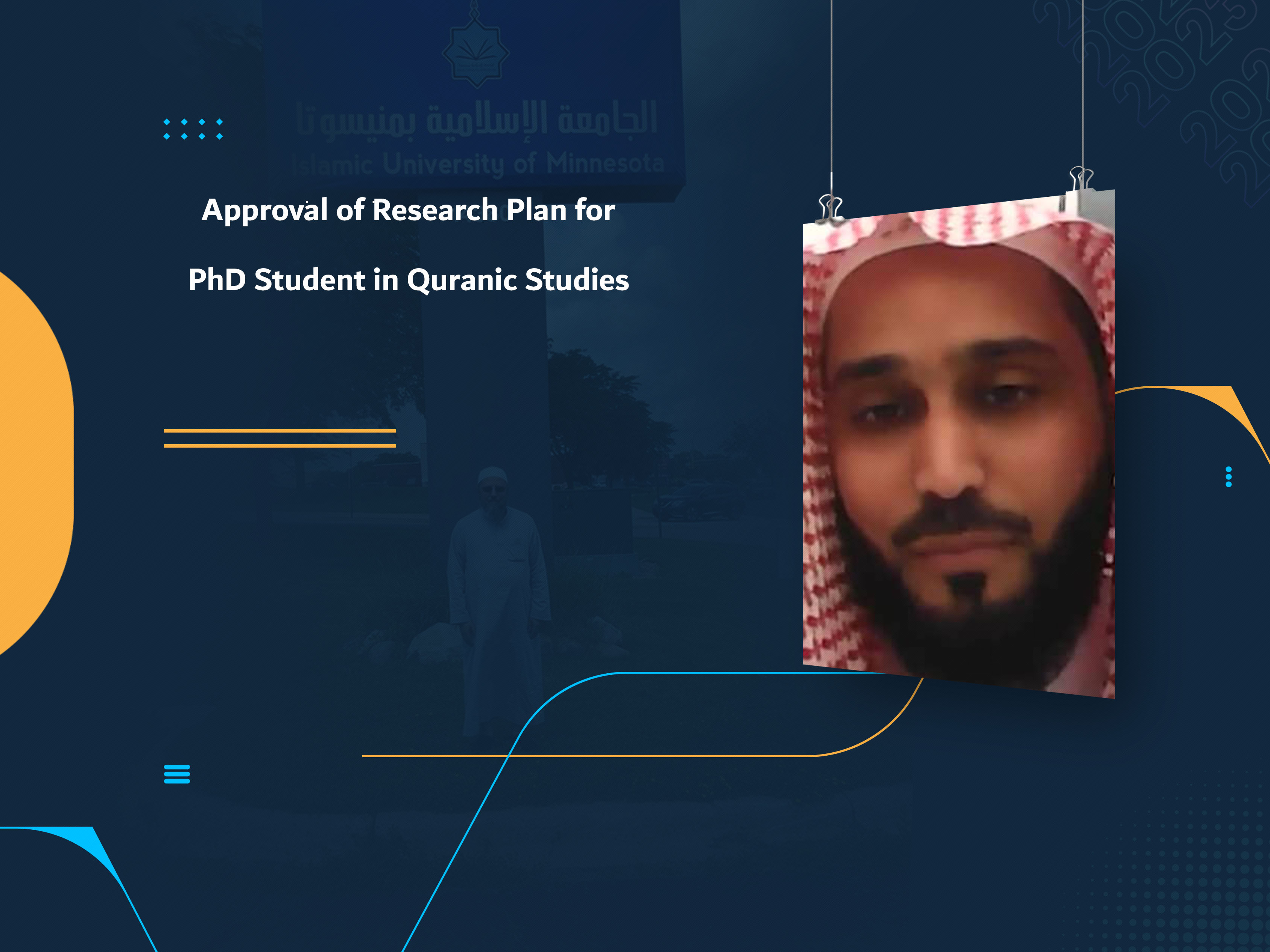Approval of Research Plan for PhD Student in Quranic Studies