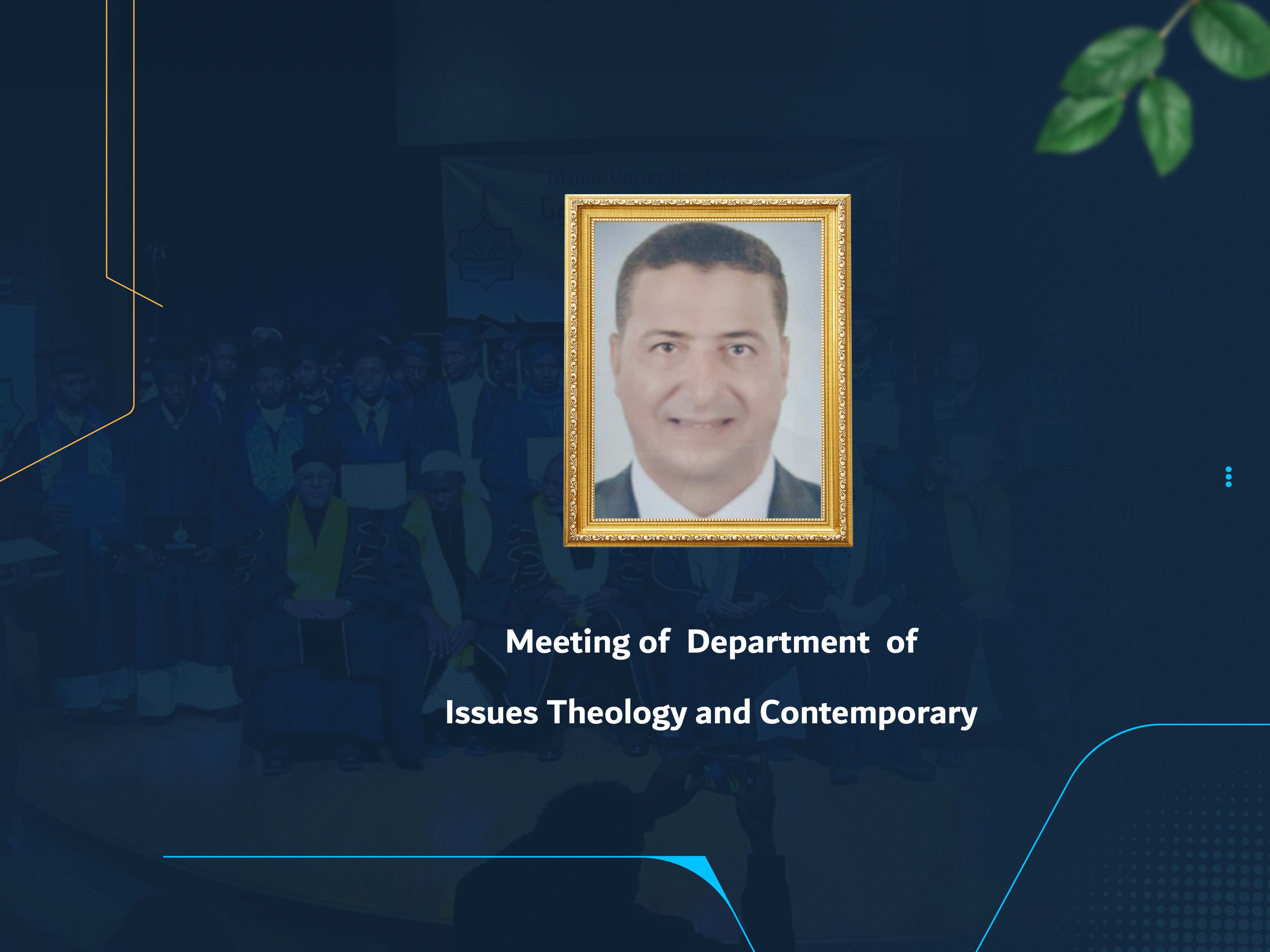 Meeting of Department of Theology and Contemporary Issues