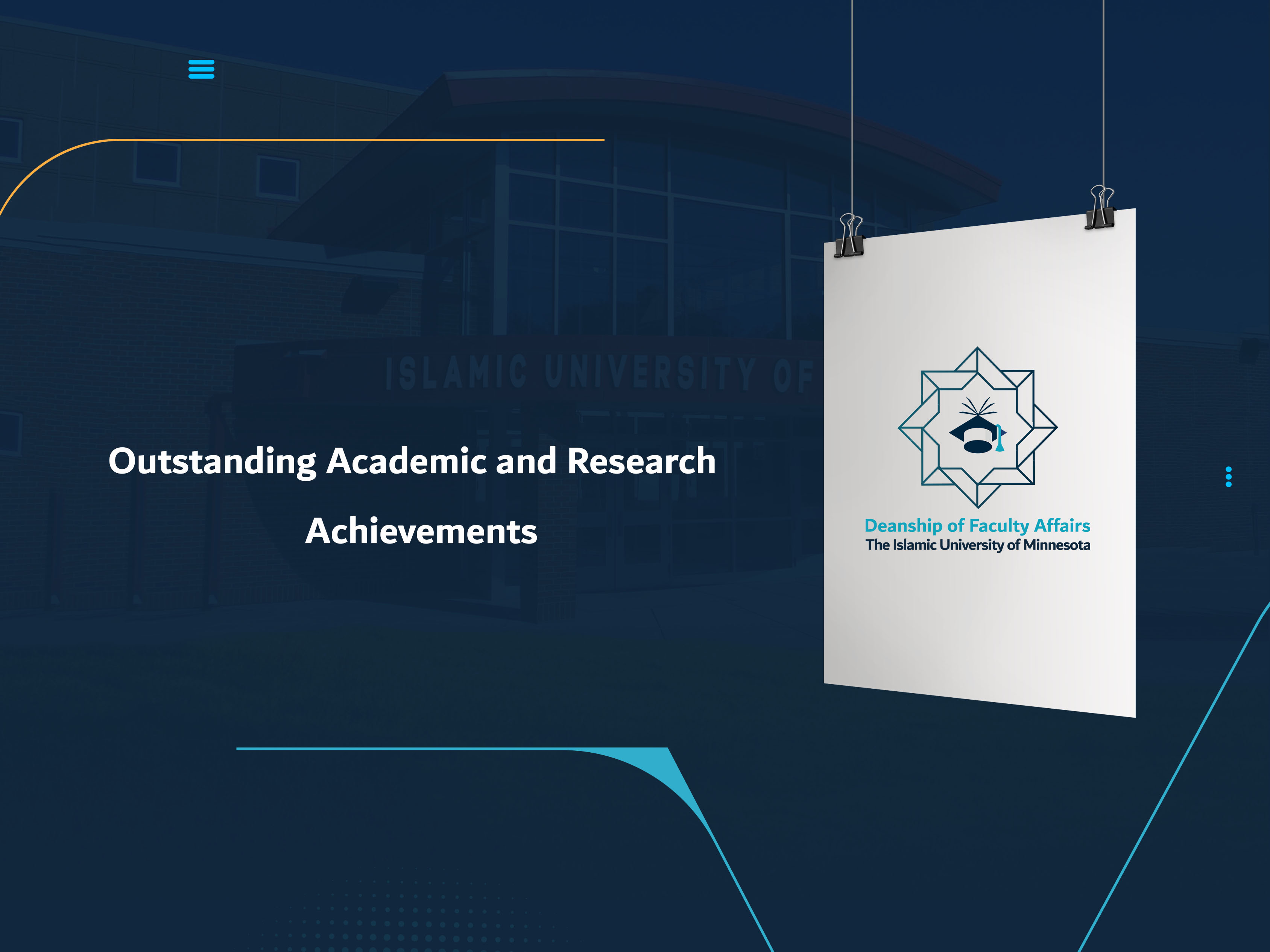 Outstanding Academic and Research Achievements
