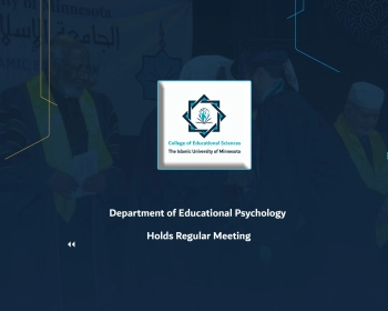 Department of Educational Psychology Holds Regular Meeting