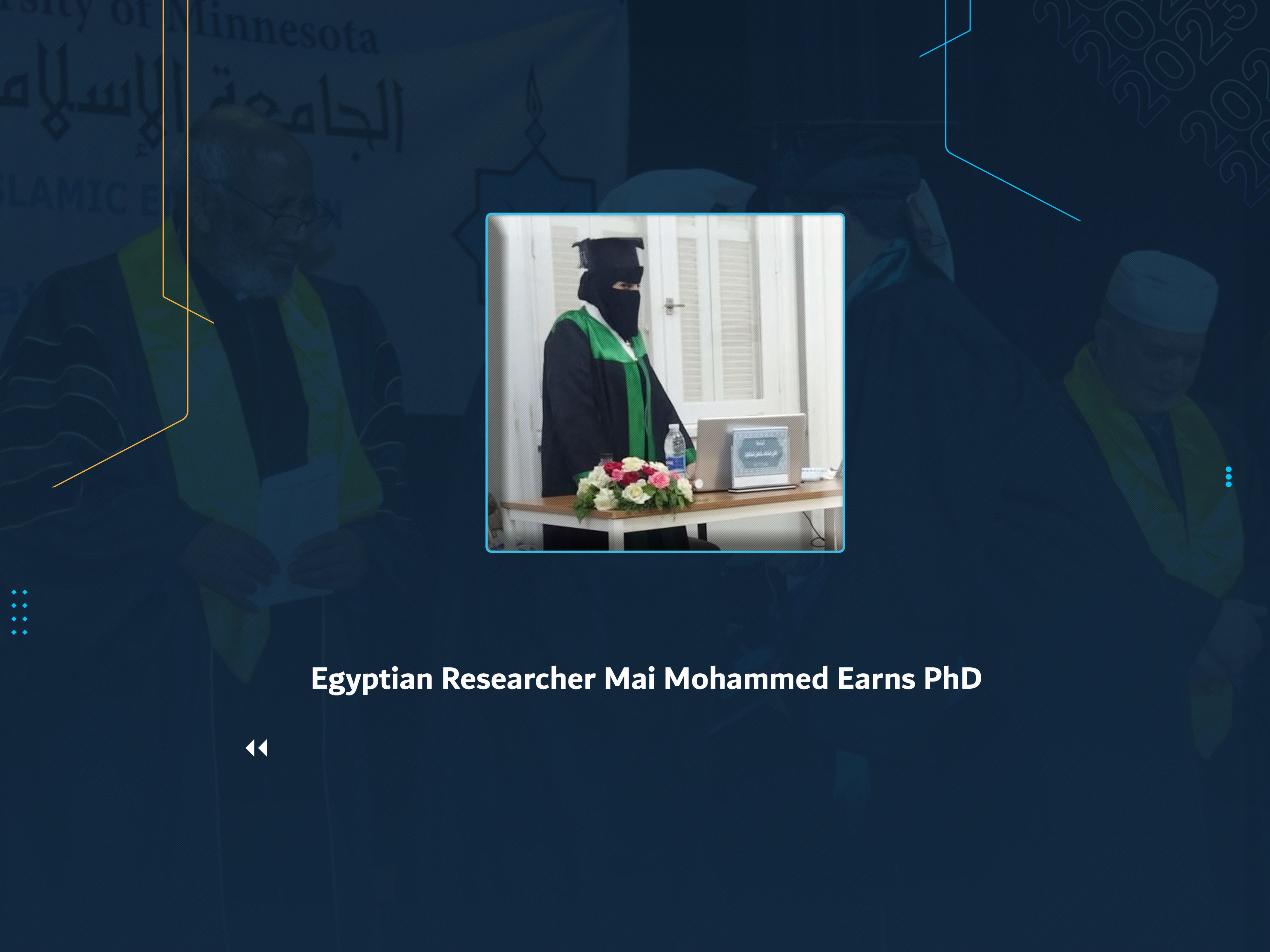 Egyptian researcher Mai Mohammed Hassan Mahmoud has