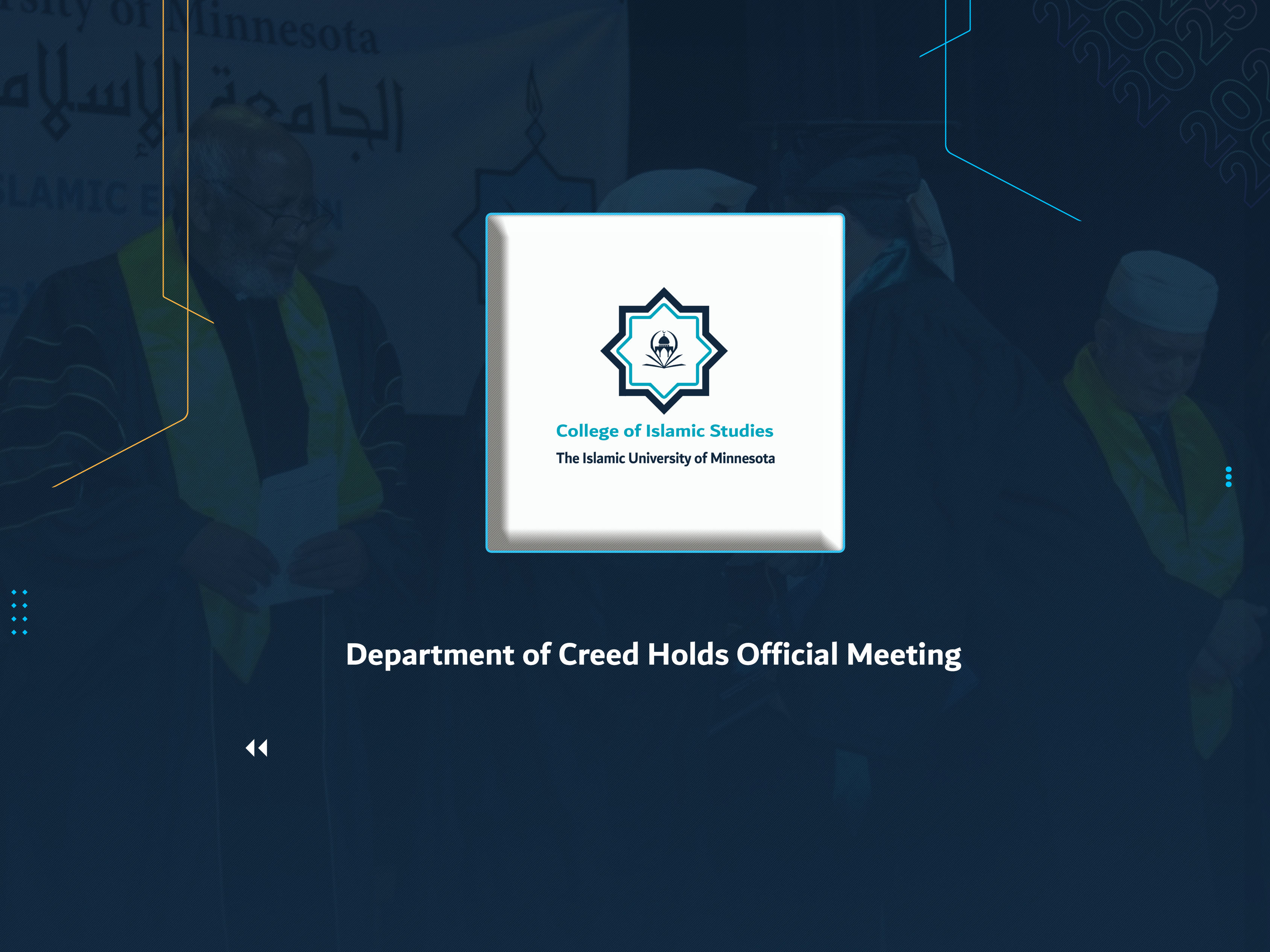 Department of Creed Holds Official Meeting