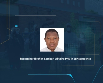Researcher Ibrahim Sombari Obtains PhD in Jurisprudence